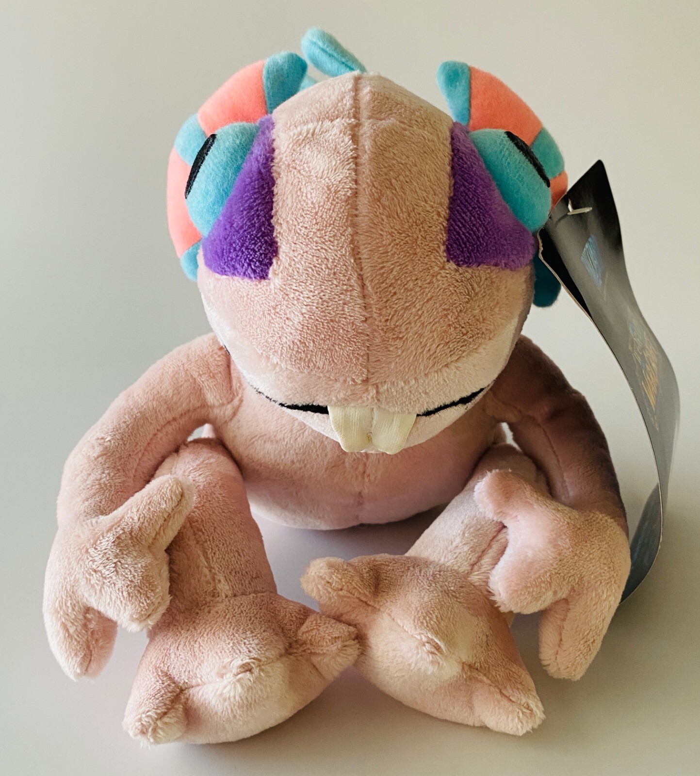 World of Warcraft GURKY Murloc Plush Blizzard 2015 Blizzcon Pink w/ Bag & Tag