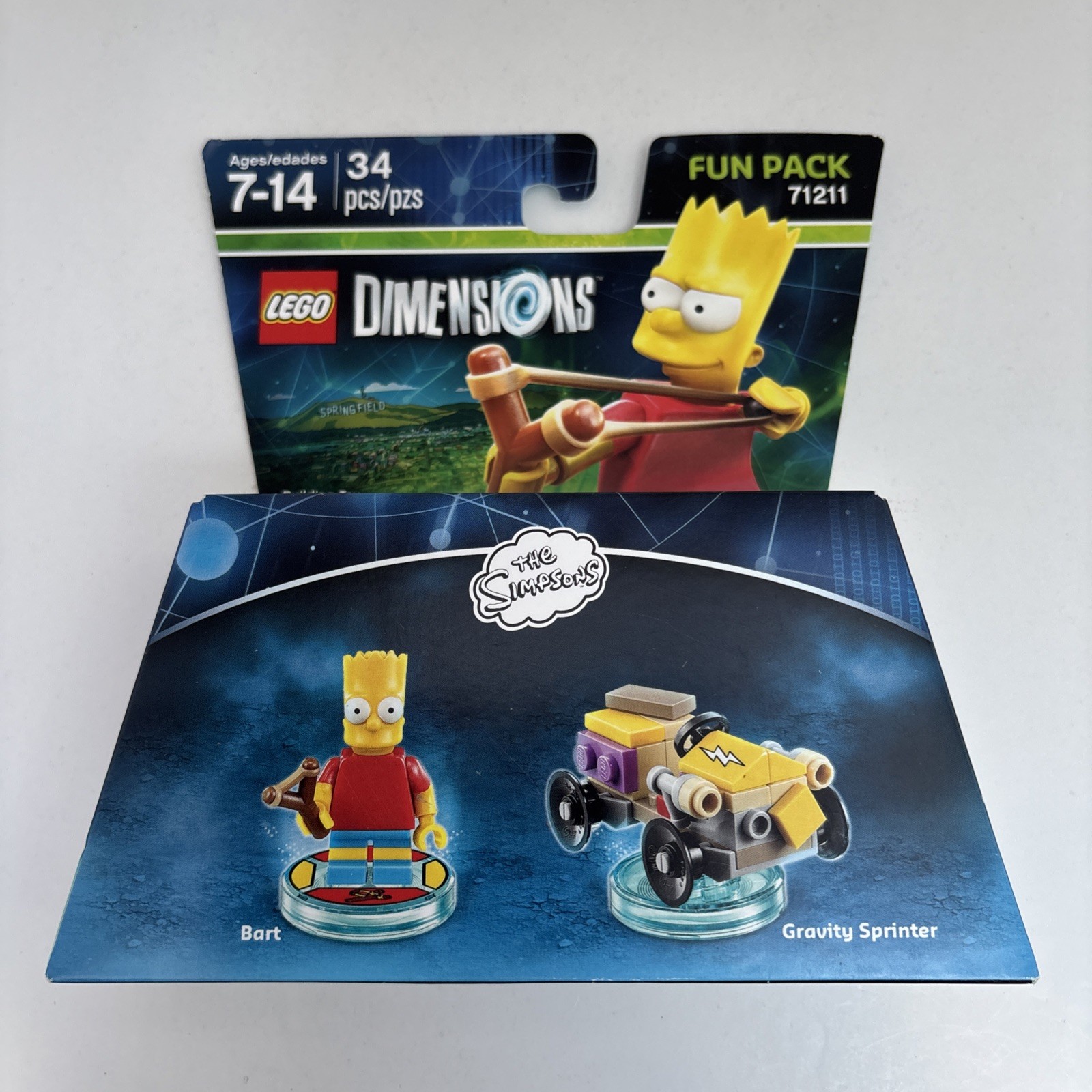 LEGO Dimensions The Simpsons Homer 71202, Bart 71211, Krusty 71227 NEW Sealed