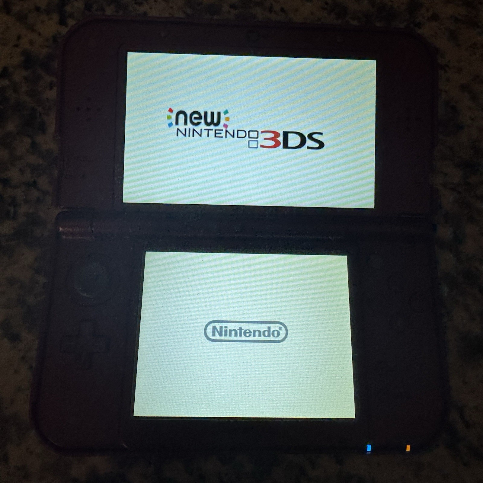 Double IPS New Nintendo 3DSLL W/ Loopy Capture Card, Metallic Red & Metal Shell