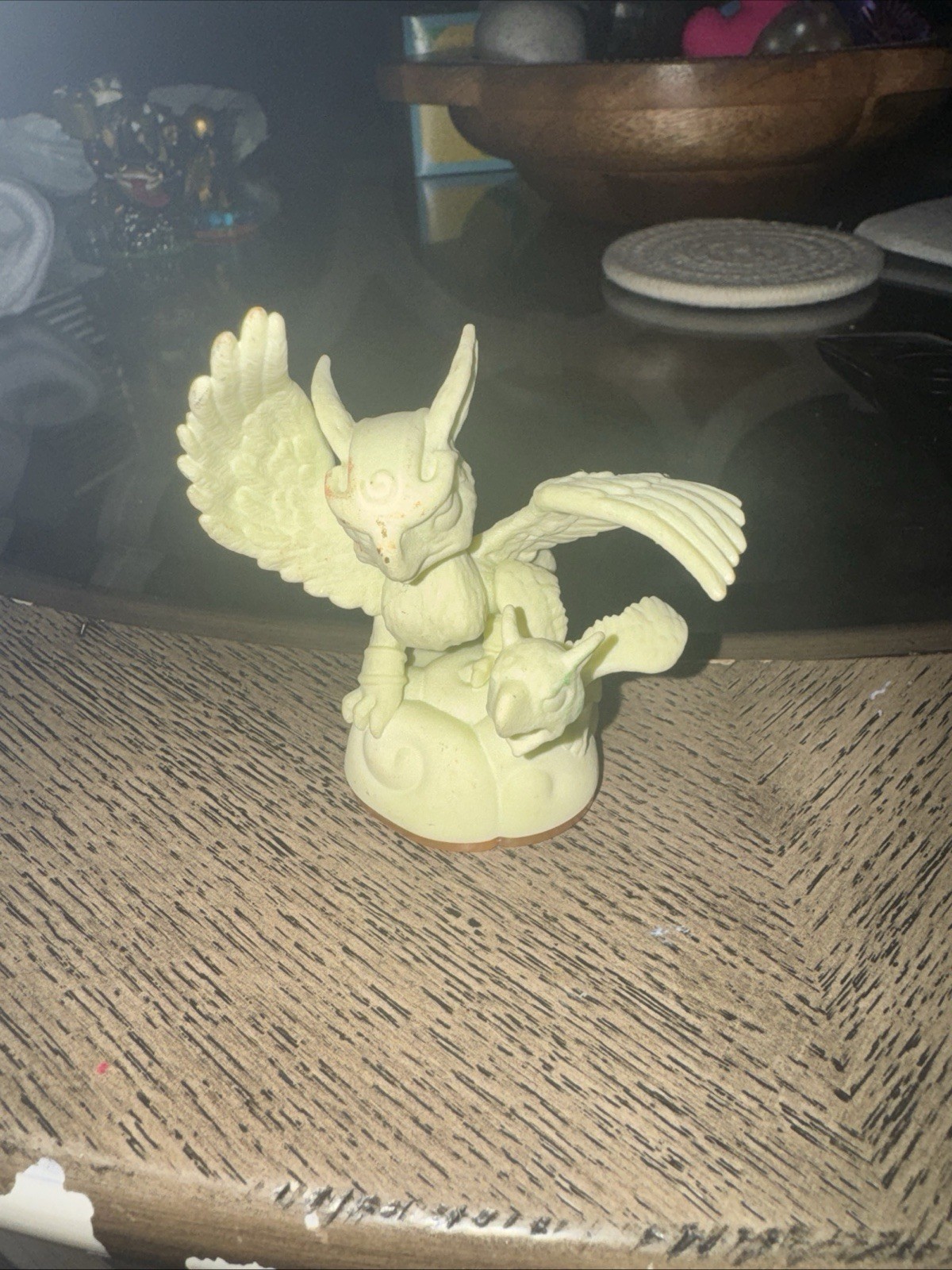 Skylanders Giants Sonic Boom Glow in the Dark GITD Figure Orange Base Activision