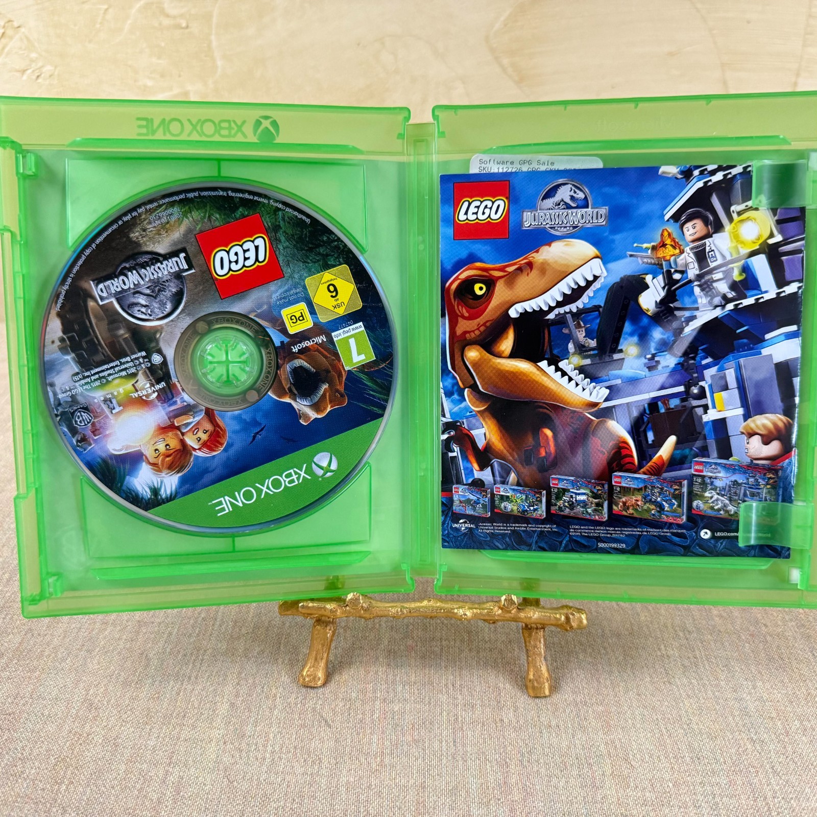 LEGO Jurassic World Xbox One PAL Region Free CIB Tested Complete