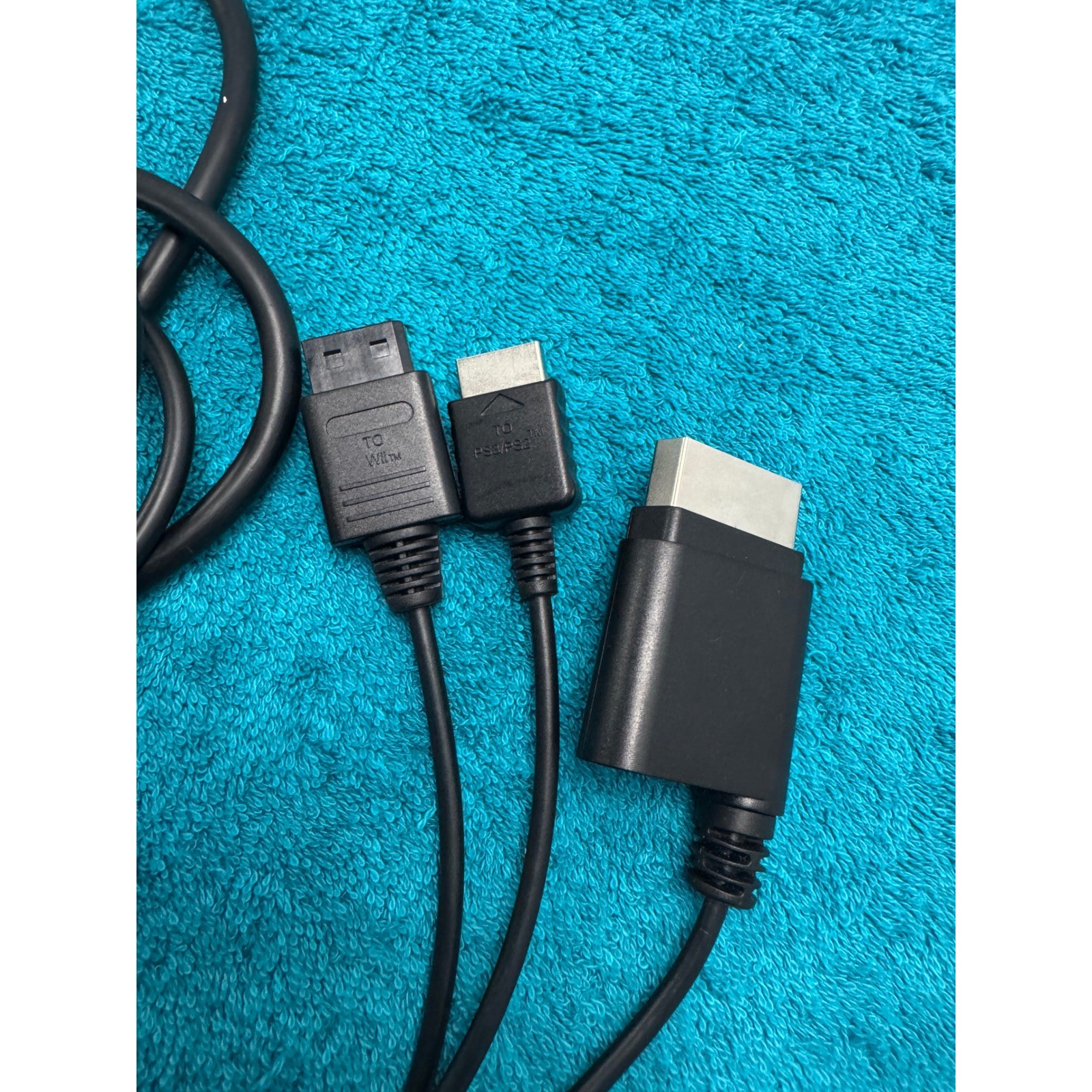 Universal Component AV Cable for Wii PS2 PS3 Xbox 360 HDTV TV Switch Black