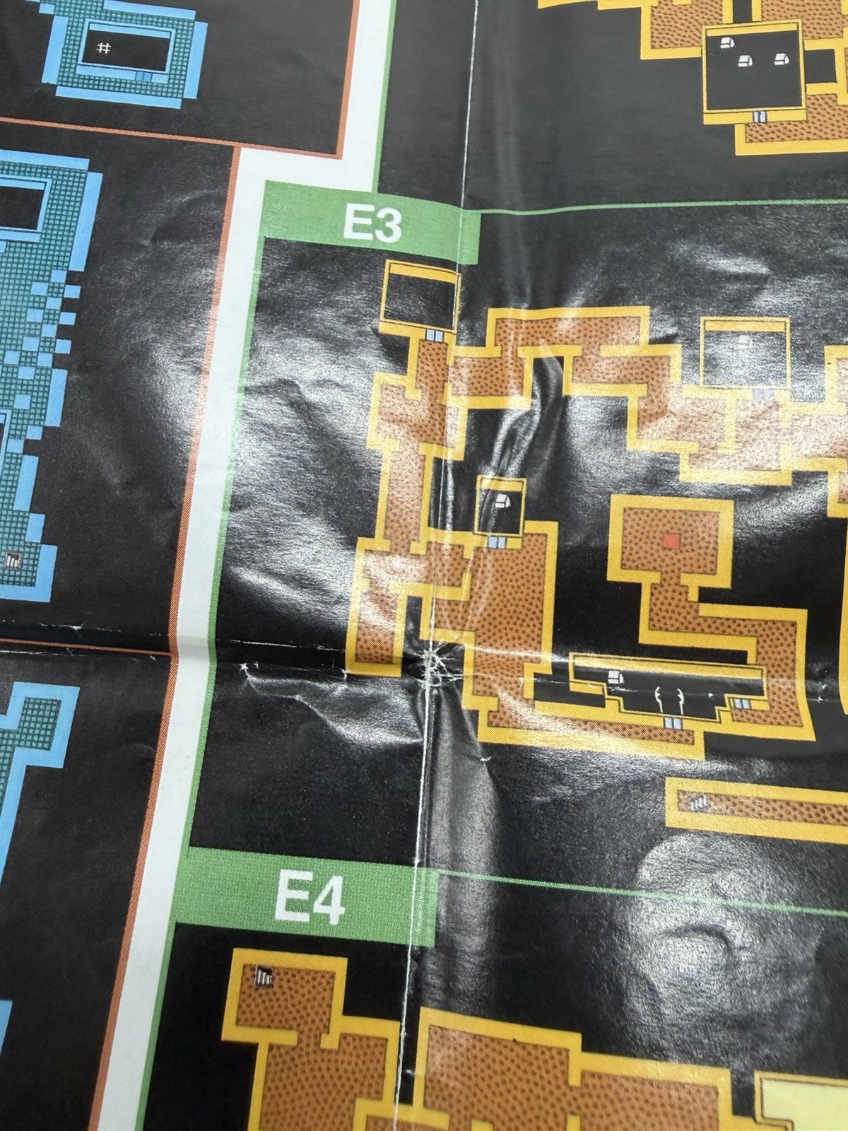Final Fantasy 1990 Nintendo NES Dungeon Maps / Item Chart NES-FF-USA(A)