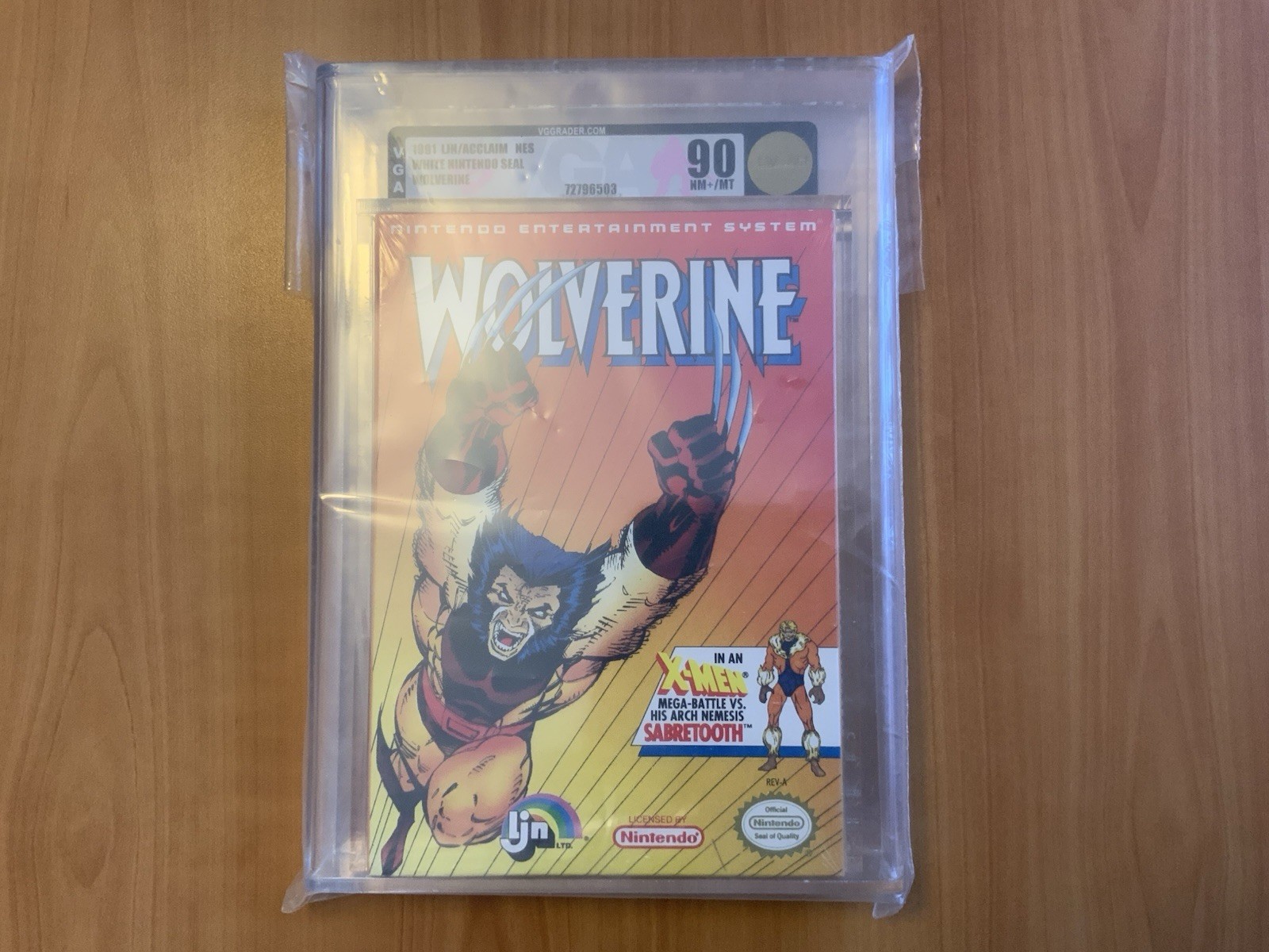 NES 1991 Wolverine VGA 90 NM+/MT MISB rare 💎🔥
