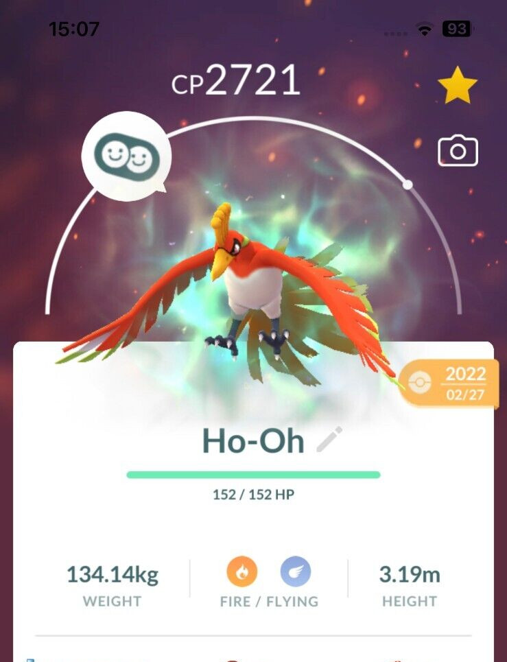 Ho-Oh APEX Purified – Trade 20kStardust – Read Description