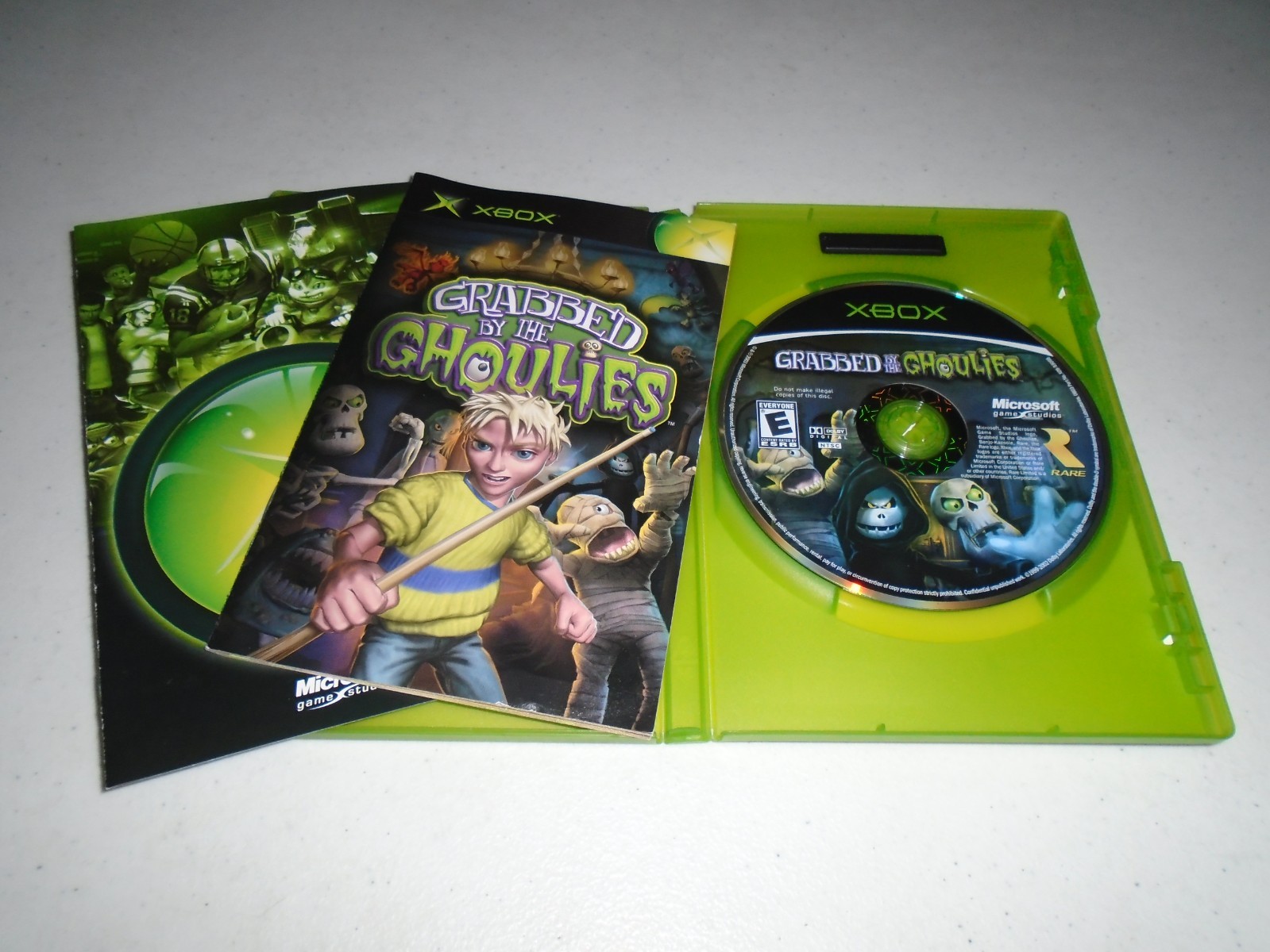 Grabbed by the Ghoulies & Blinx The Time Sweeper ☆☆ Complete Original Xbox games