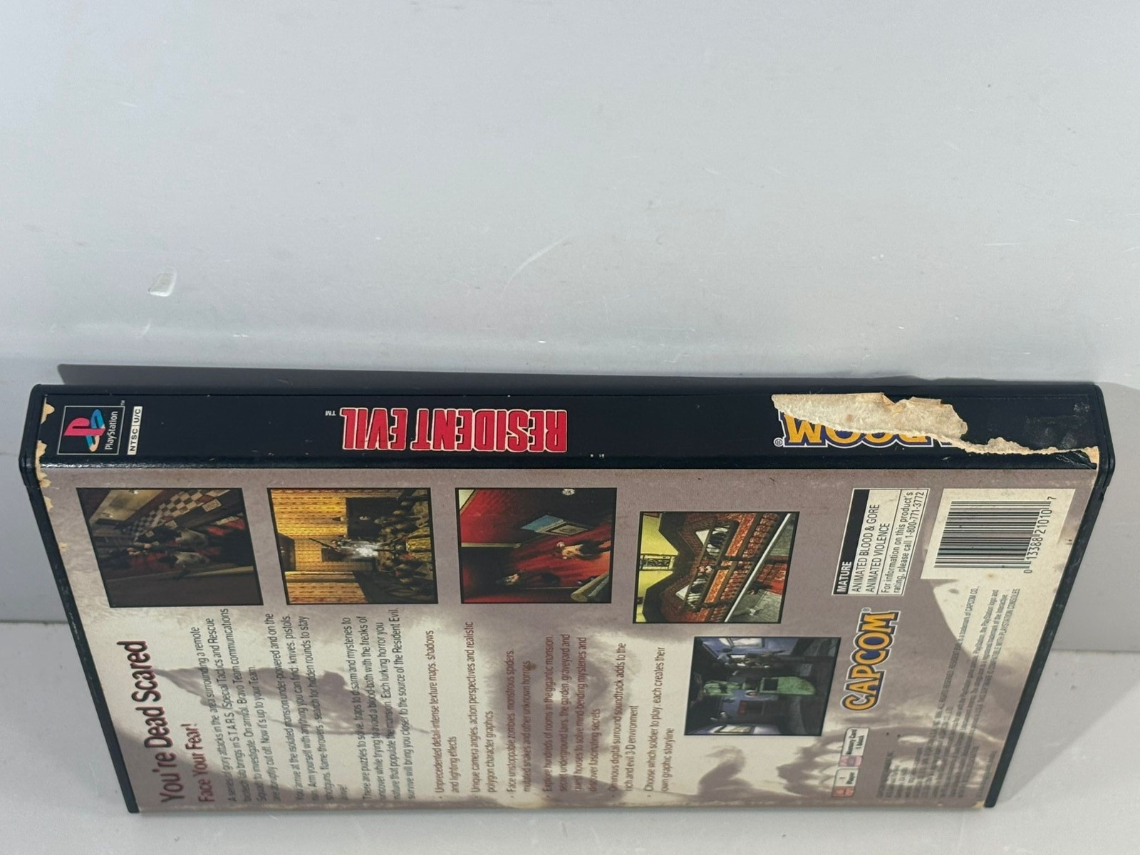 Resident Evil (Sony PlayStation 1, 1996) PS1 CIB Long Box