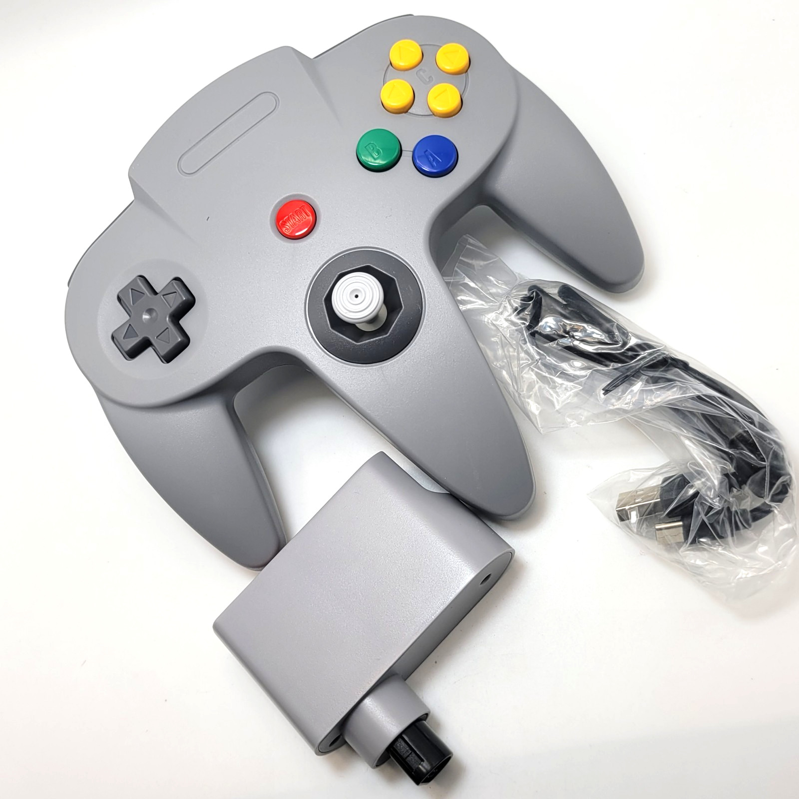 Nintendo 64 Wireless Controller 2.4 Ghz for N64 – TeknoGame® – Brand New in Box