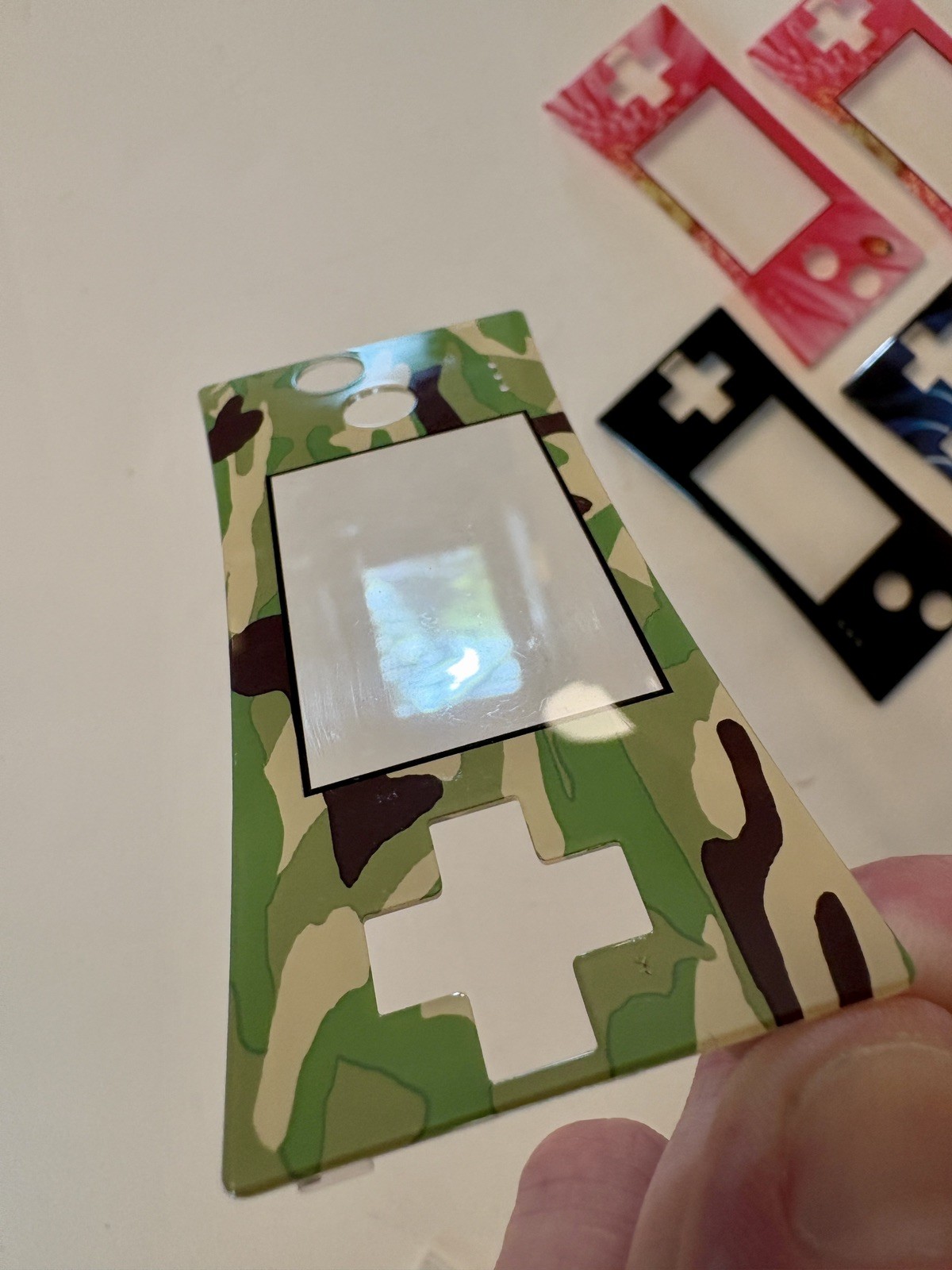 Game Boy Micro Faceplate Lot – OEM Famicom + Several Other Styles