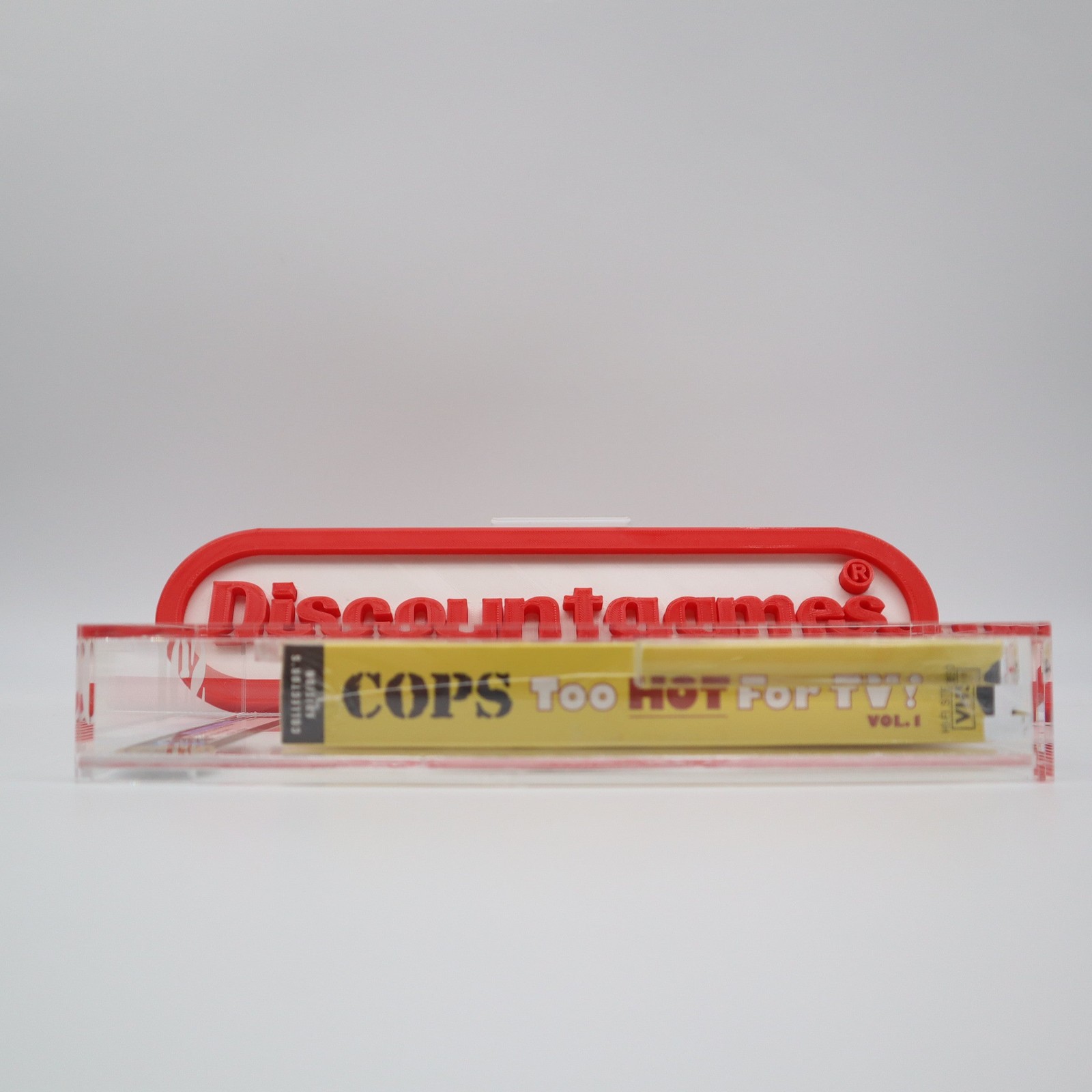 VHS COPS: TOO HOT FOR TV COLLECTOR’S- IGS GRADED 8 BOX & 9 SEAL! NEW & Sealed!