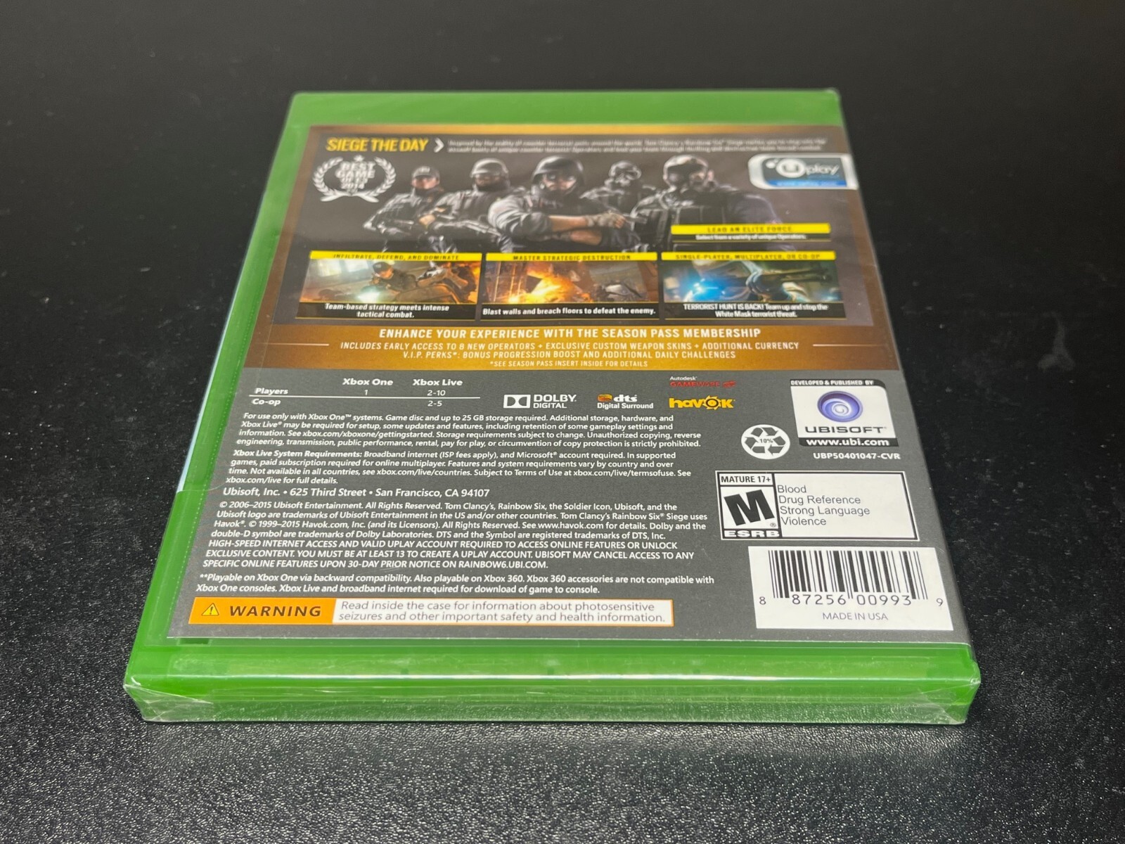 Tom Clancy’s Rainbow Six Siege Gold Edition XBox One XB1 * DLC MAY BE EXPIRED *