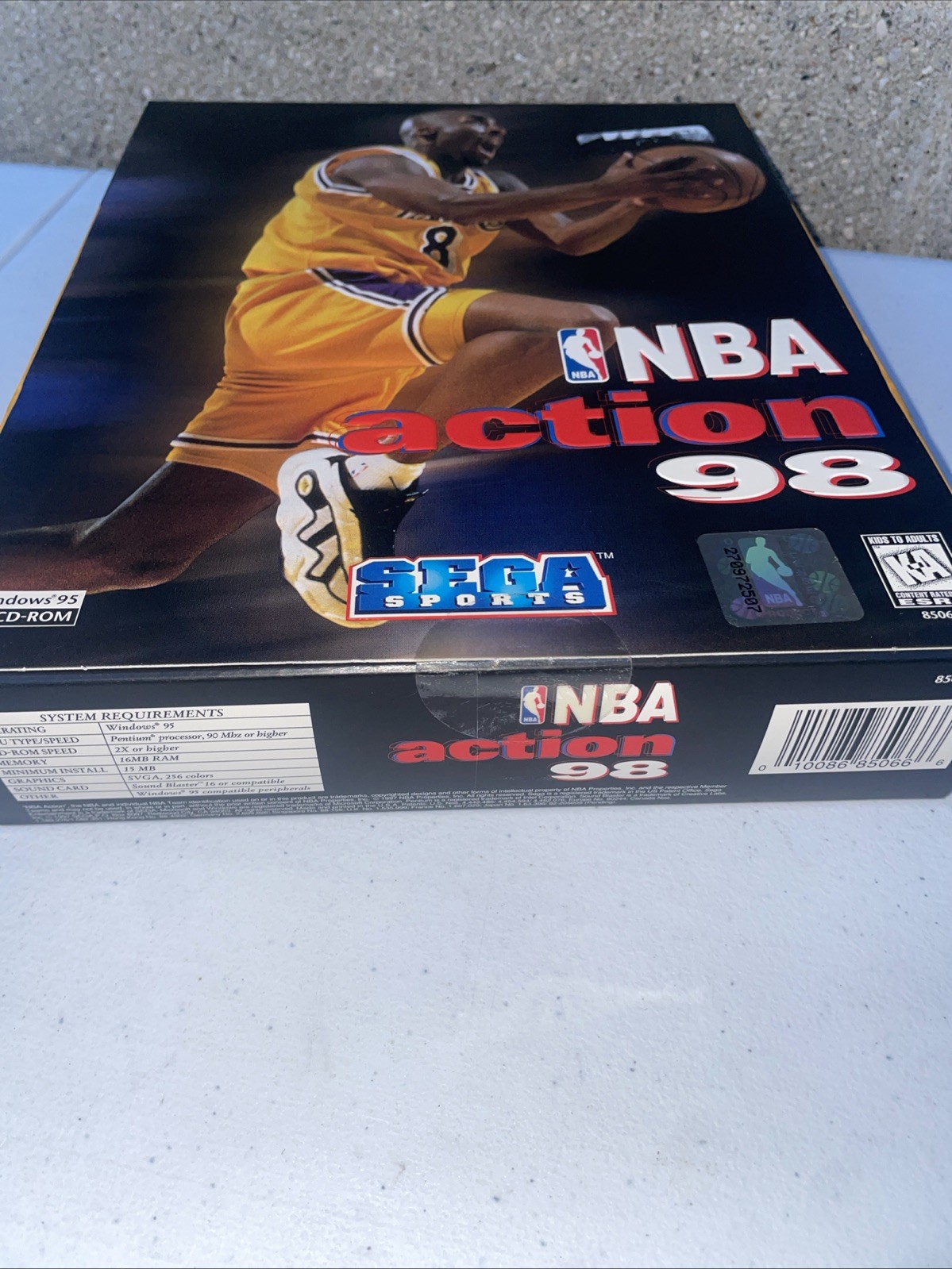 NEW NBA Action 98 PC Big Box Game SEALED CD-ROM Sega Computer 1998 Basketball US