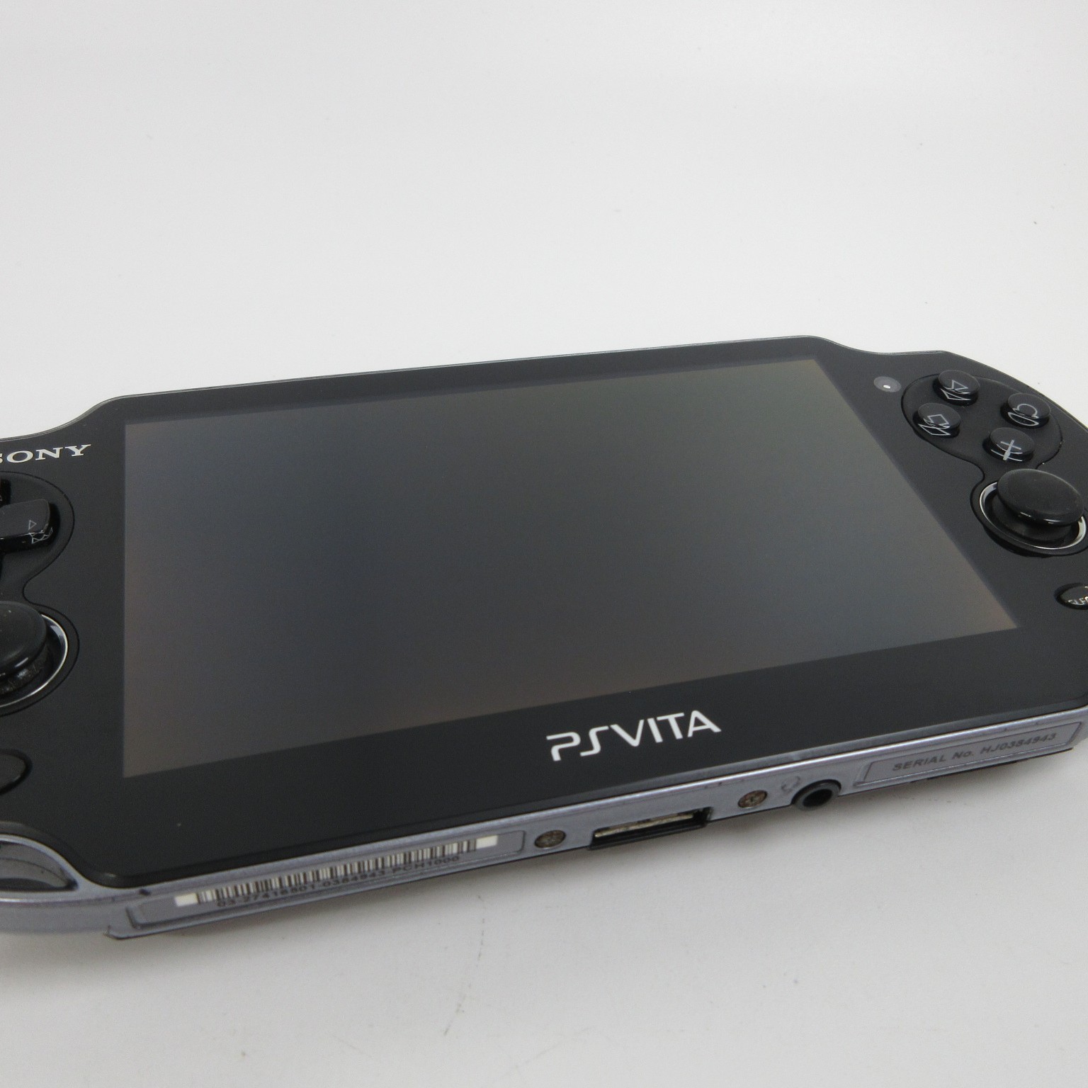 【Very Good】Sony PS Vita PCH-1000 Crystal Black Wi-Fi Model Console only #ReRe08/