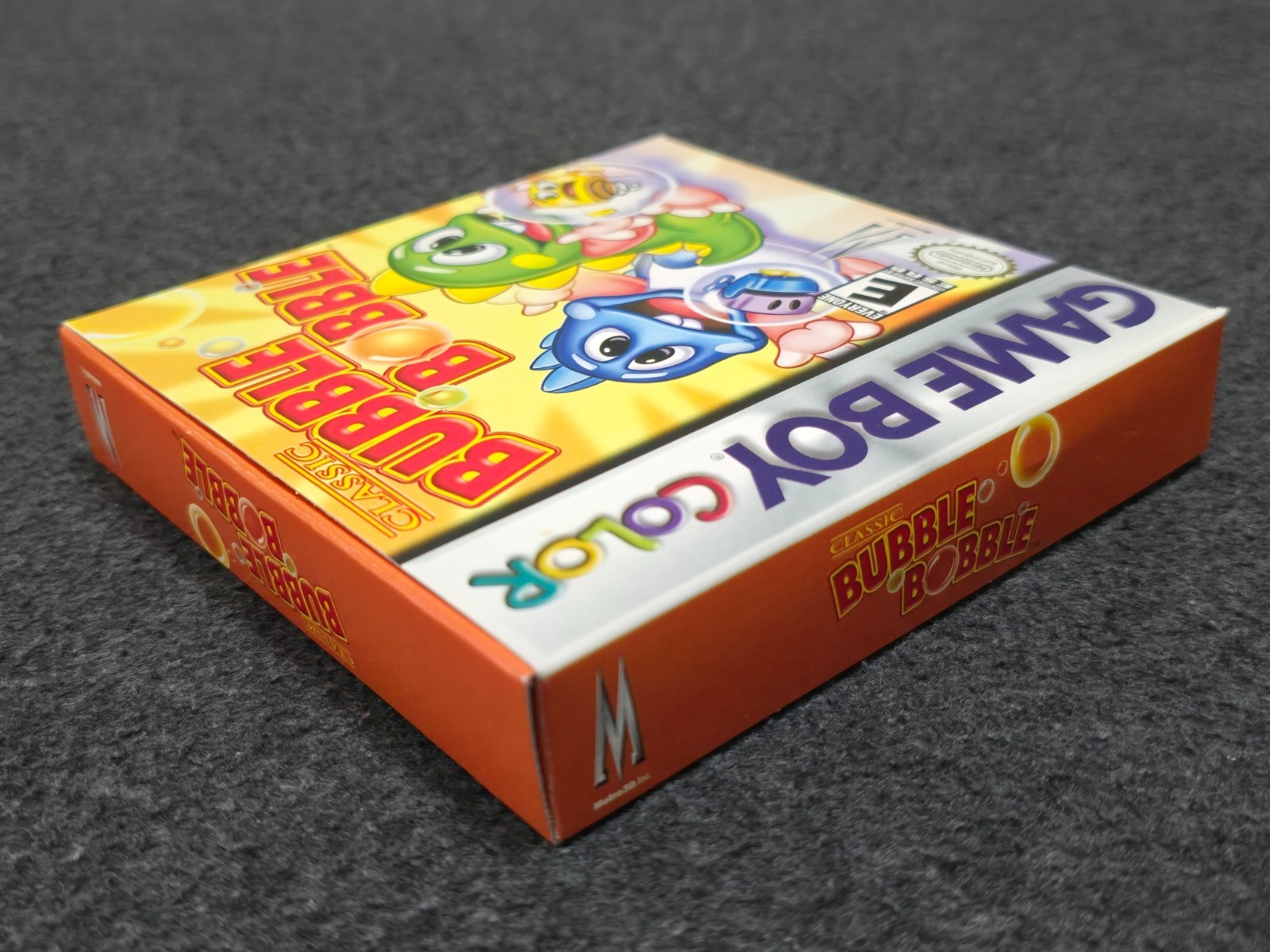 GBC CLASSIC BUBBLE BOBBLE 100% Complete Near Mint CIB Box Game Boy Gameboy Color