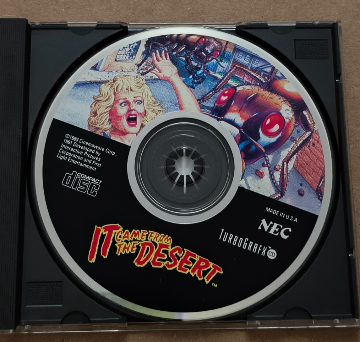 TurboGrafx CD – It Came From The Desert Complete – Game TESTED Authentic DUO