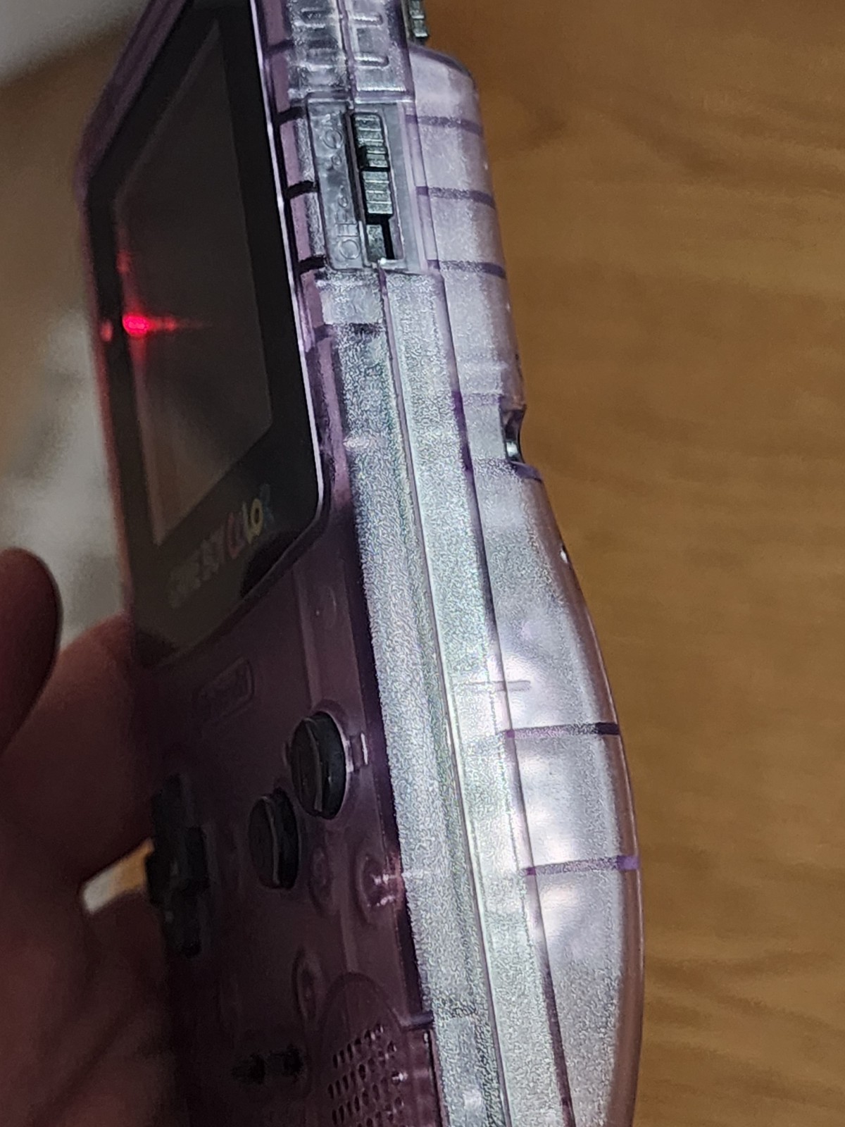 Nintendo GameBoy Color ATOMIC PURPLE Console CGB-001 (Working)