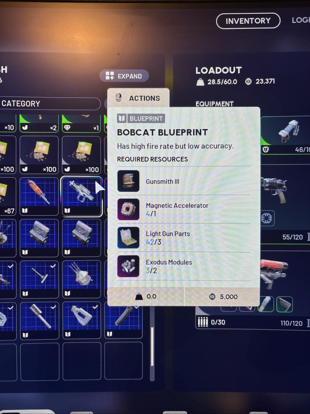 Bobcat BLUEPRINT : Arc Raiders