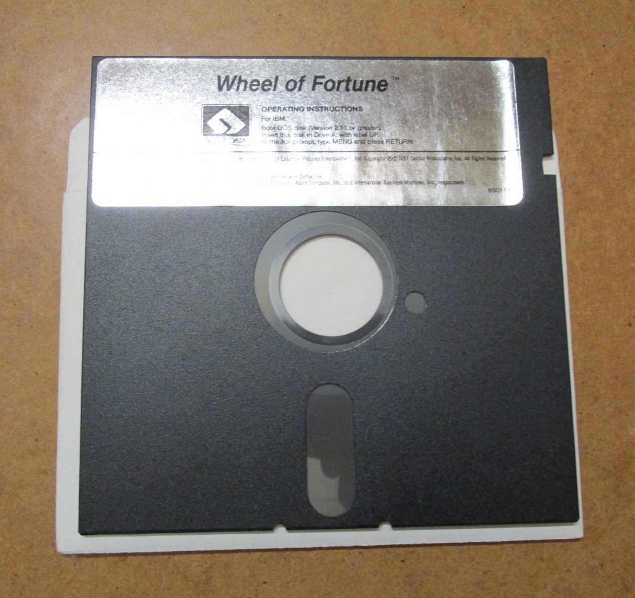 Wheel of Fortune PC Game IBM Tandy 1000