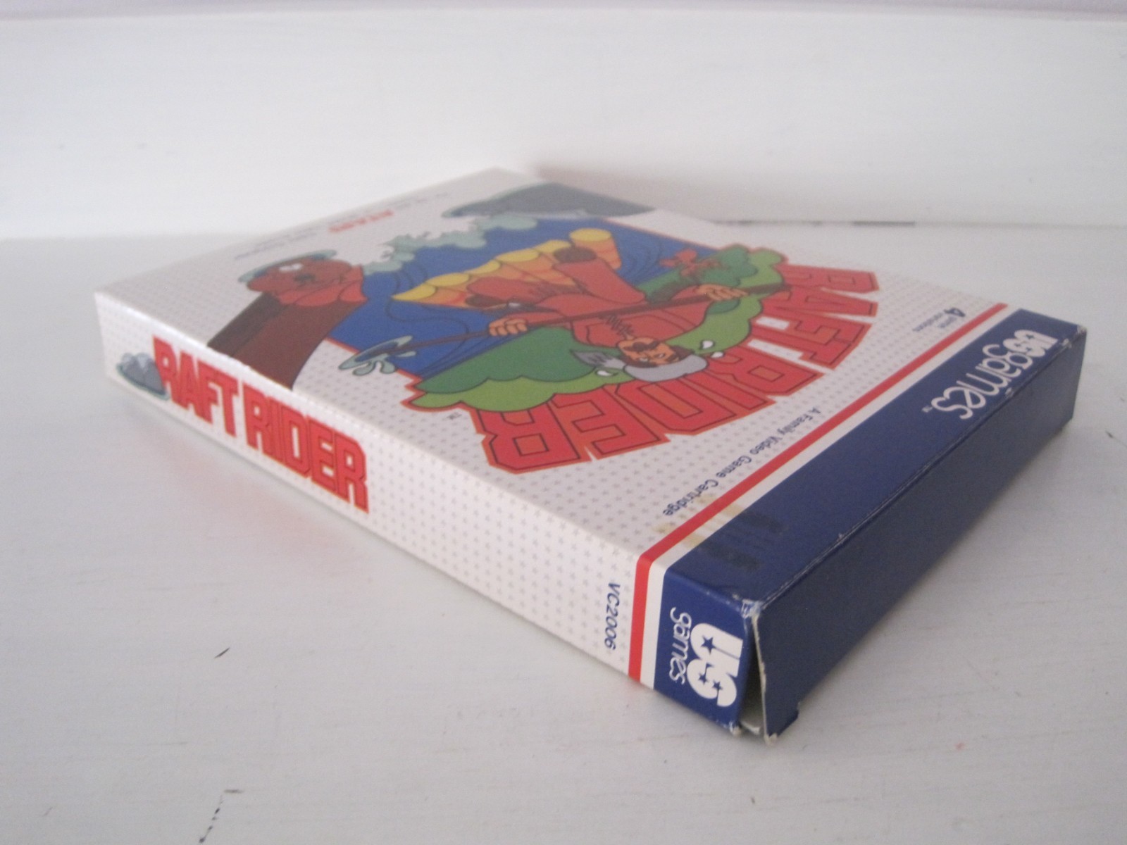 1982 Atari 2600 Raft Rider Video Game w/Original Box & Manual VC2006