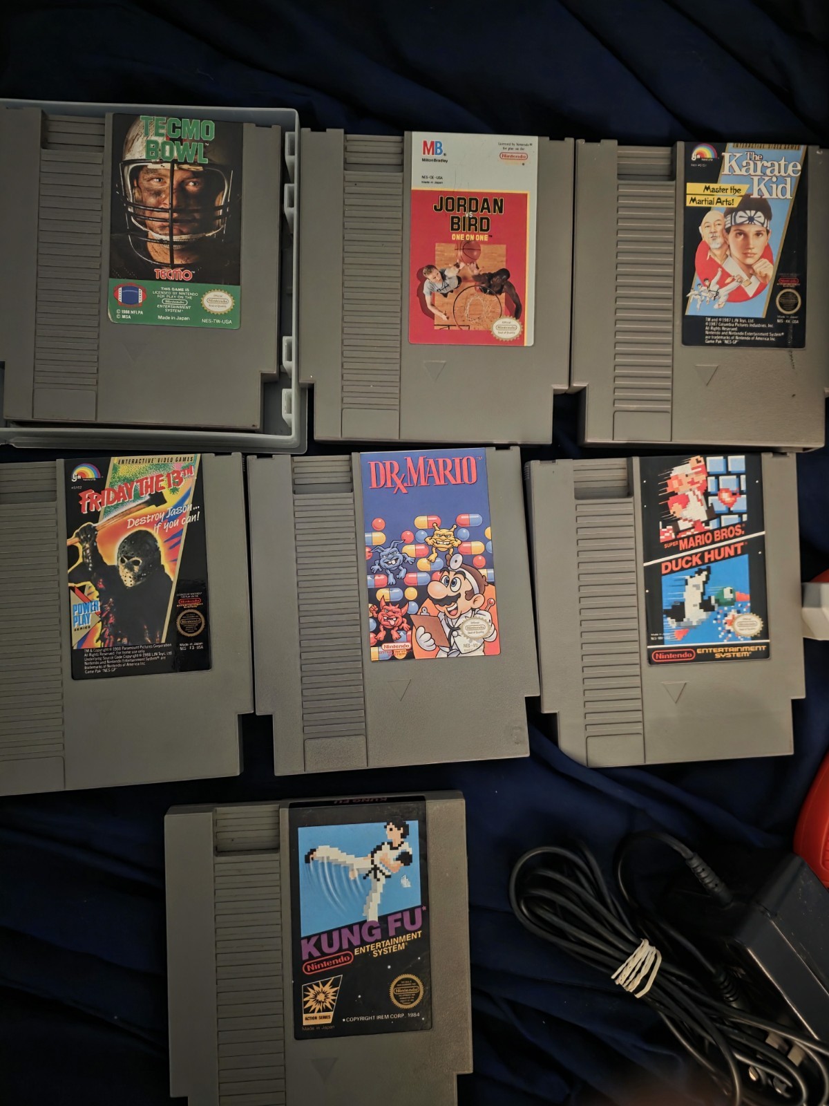 Nintendo Nes Bundle, Console, 7 Games, 1 Controller, 1 Gamepad, Zapper Tested!