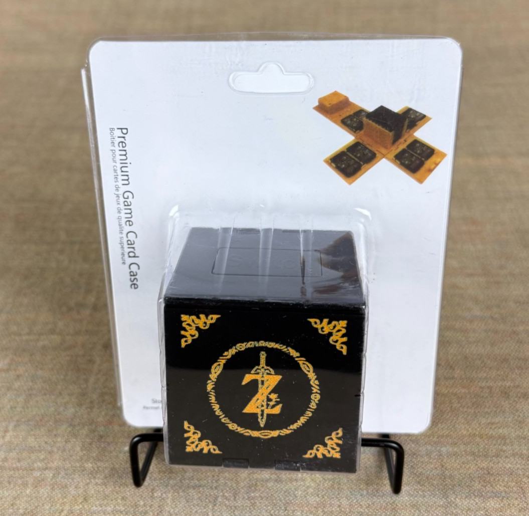 Nintendo Switch Premium Game Card Case – Zelda Black Edition (Holds 12 Games)