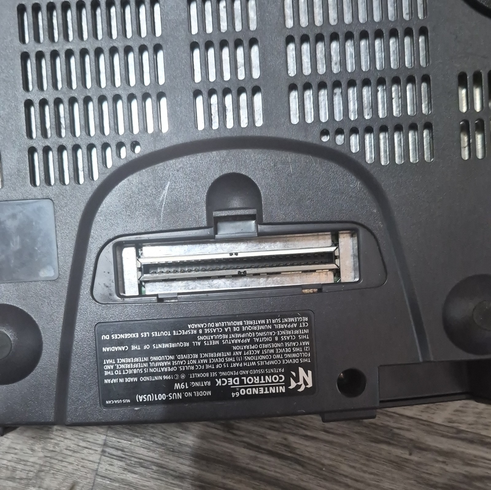 Nintendo 64 NUS-001(USA) Home Console Gray Expansion Pak NTSC-U/C Composite