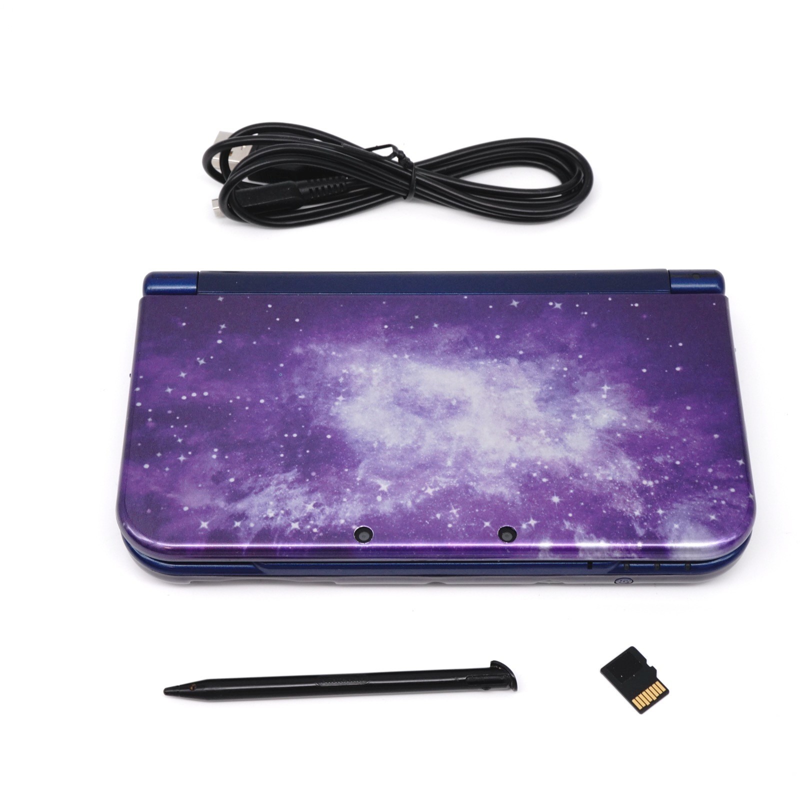 Nintendo New 3DS XL LL Galaxy Edition Purple Console + Extras (USA Seller)