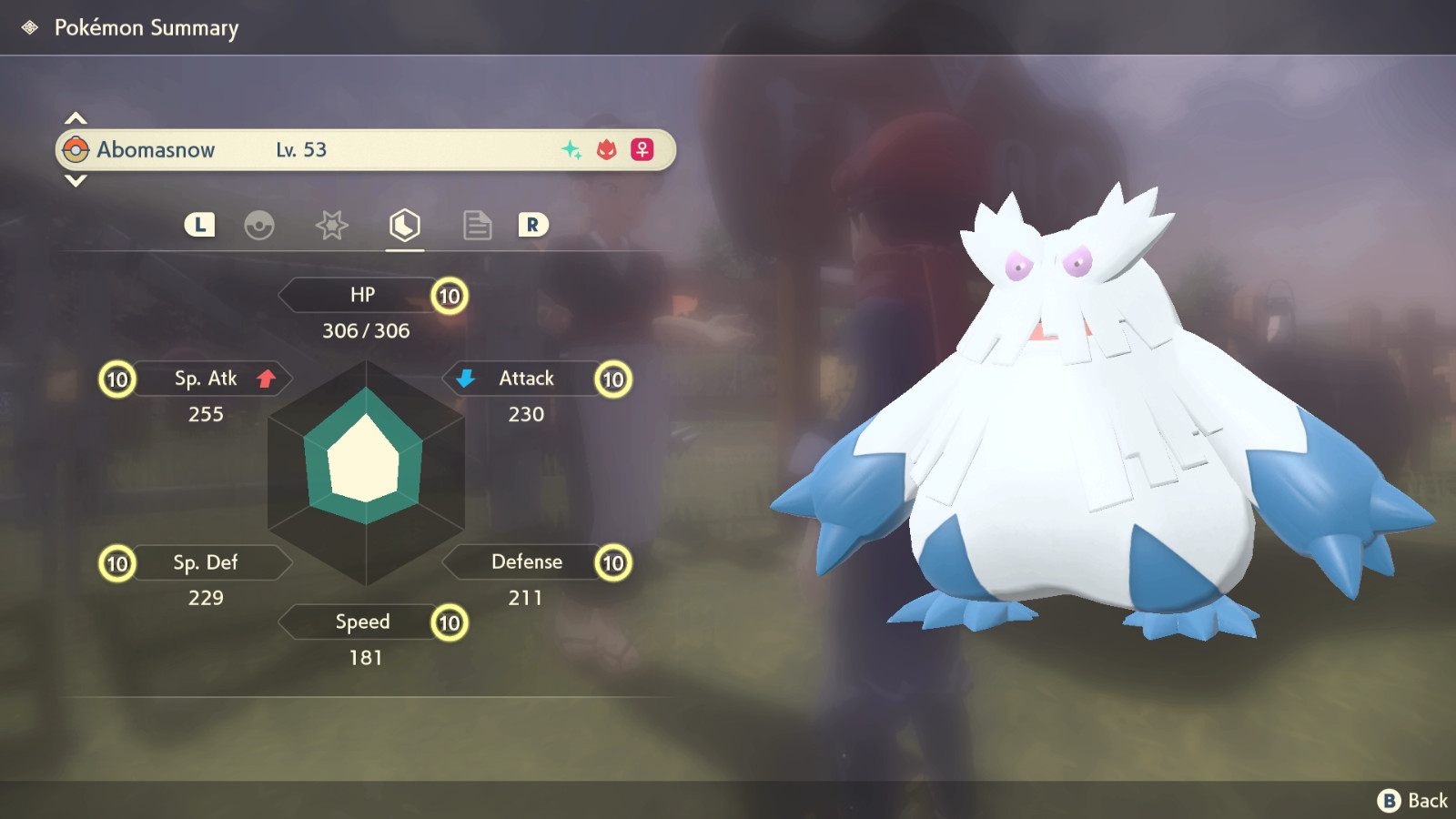6IV 🌟SHINY🌟 ABOMASNOW / NONSHINY MAX EFFORT VALUES POKEMON LEGENDS ARCEUS PLA