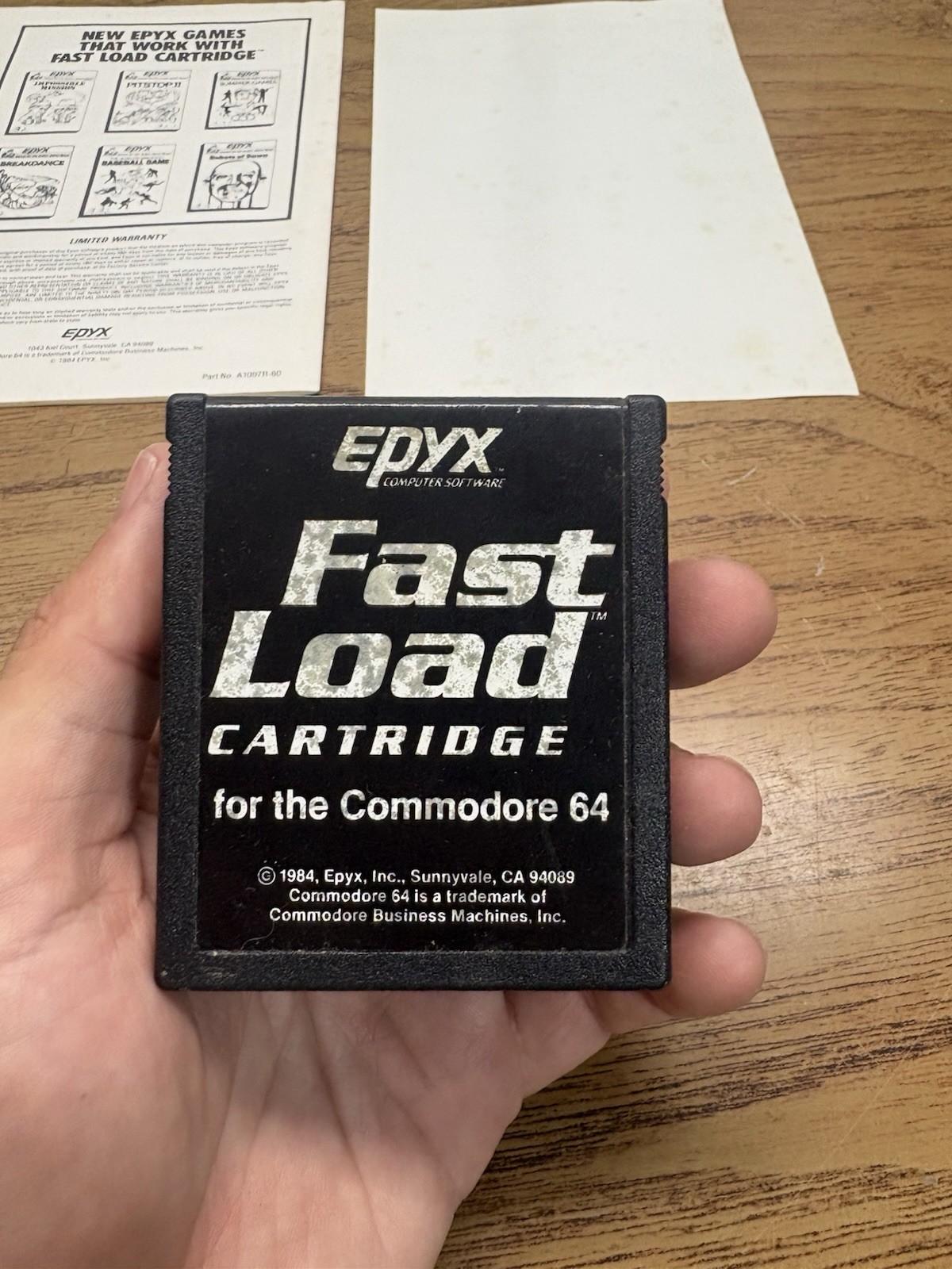 commodore 64 fast load cartridge/Box 1989’s Epyx Fast Load Cartridge Commodore