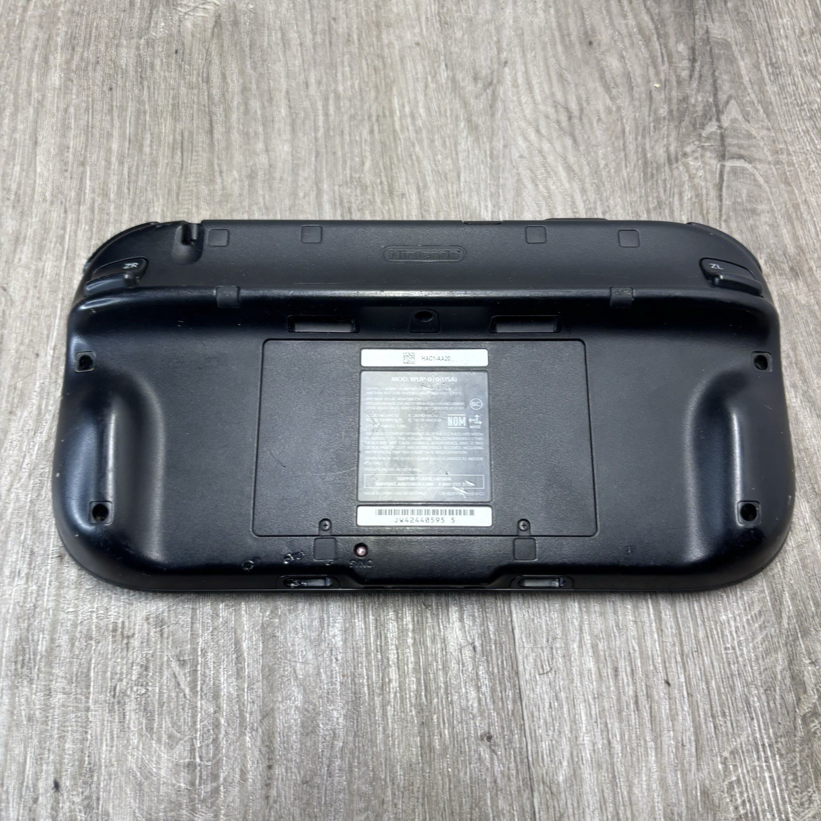 Nintendo Wii U GamePad WUP-010 (USA) Black Tablet Only (FOR PARTS) Broken Screen
