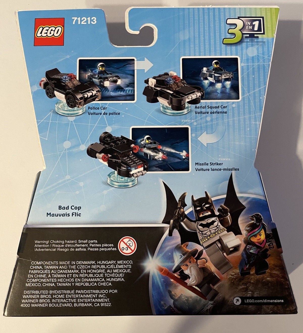 Lego Dimensions 71213 Lego Movie Bad Cop Fun Pack 2015 Police Car