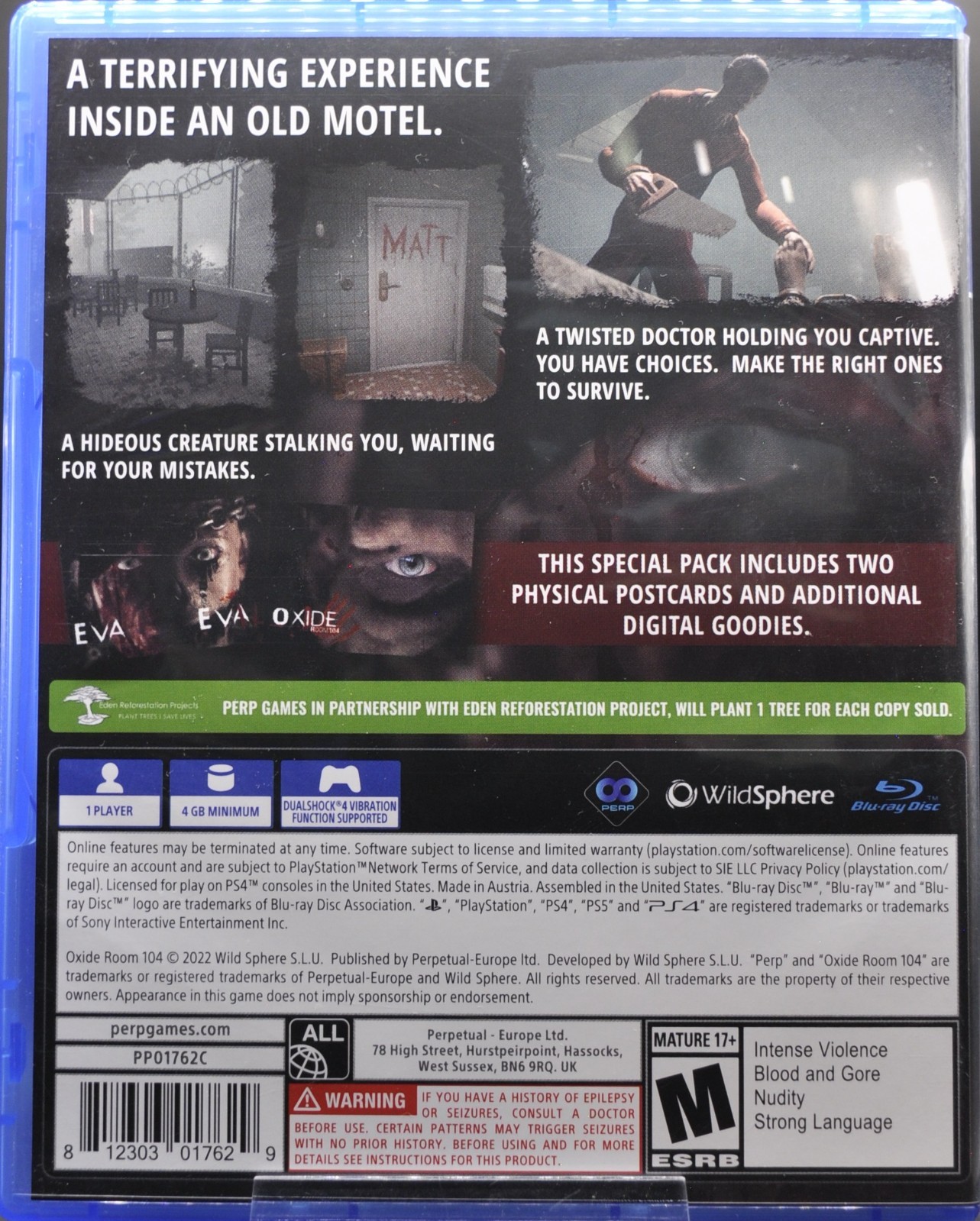 Oxide Room 104 (PlayStation 4, PS4) [CIB w/ Postcards] – Excellent Condition