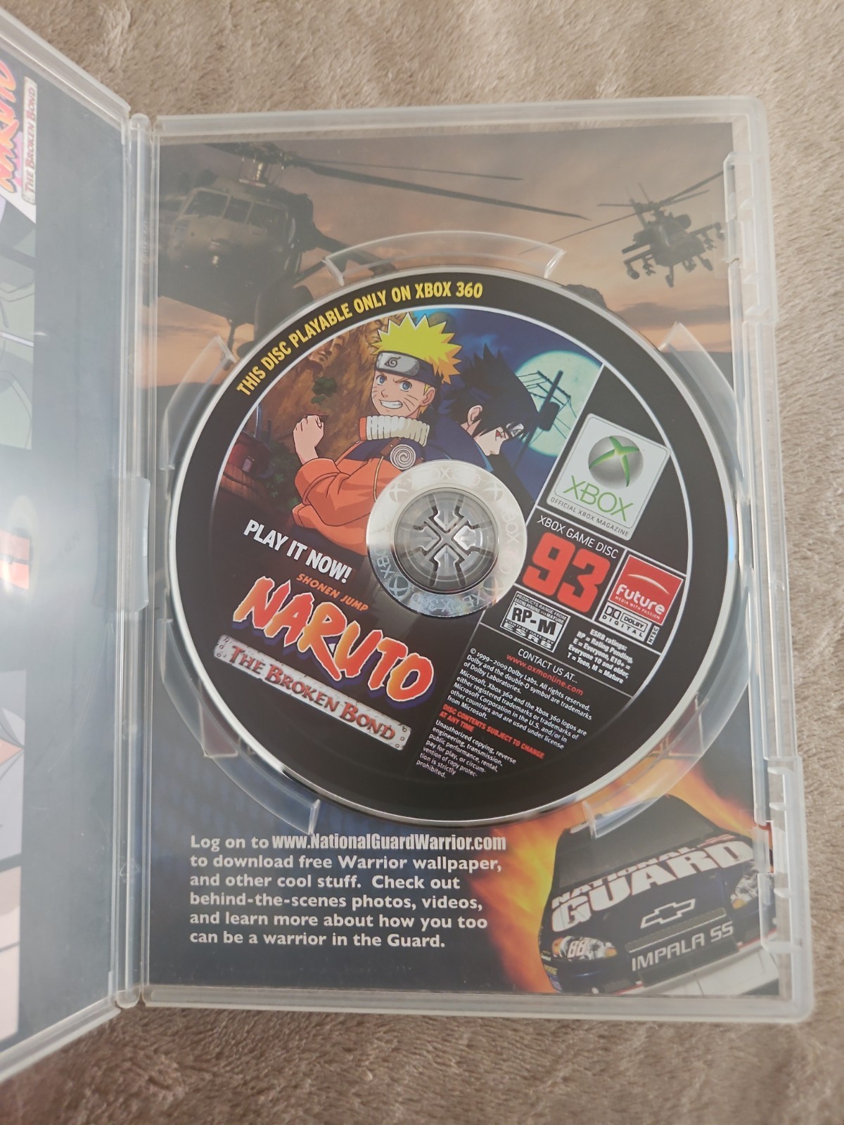 Naruto: The Broken Bond (Microsoft Xbox 360, 2008)