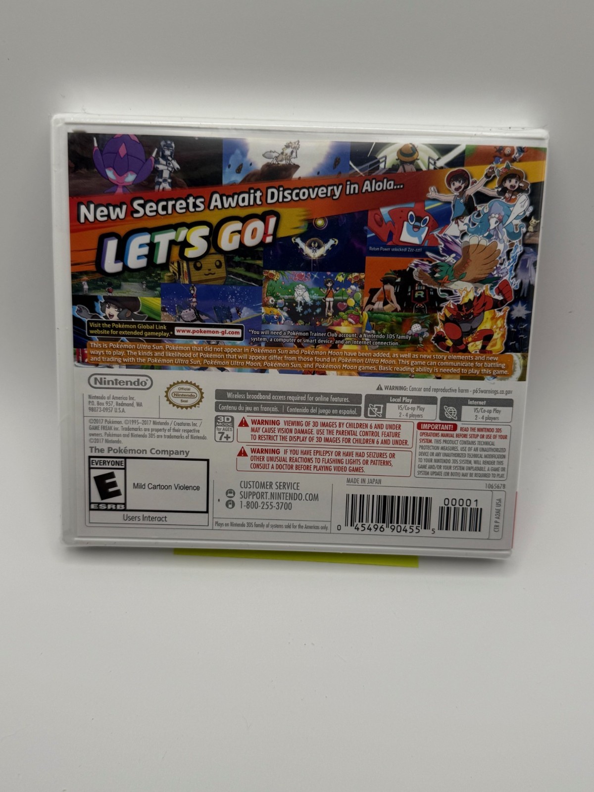 Pokemon Ultra Sun (Brand New Factory Sealed)