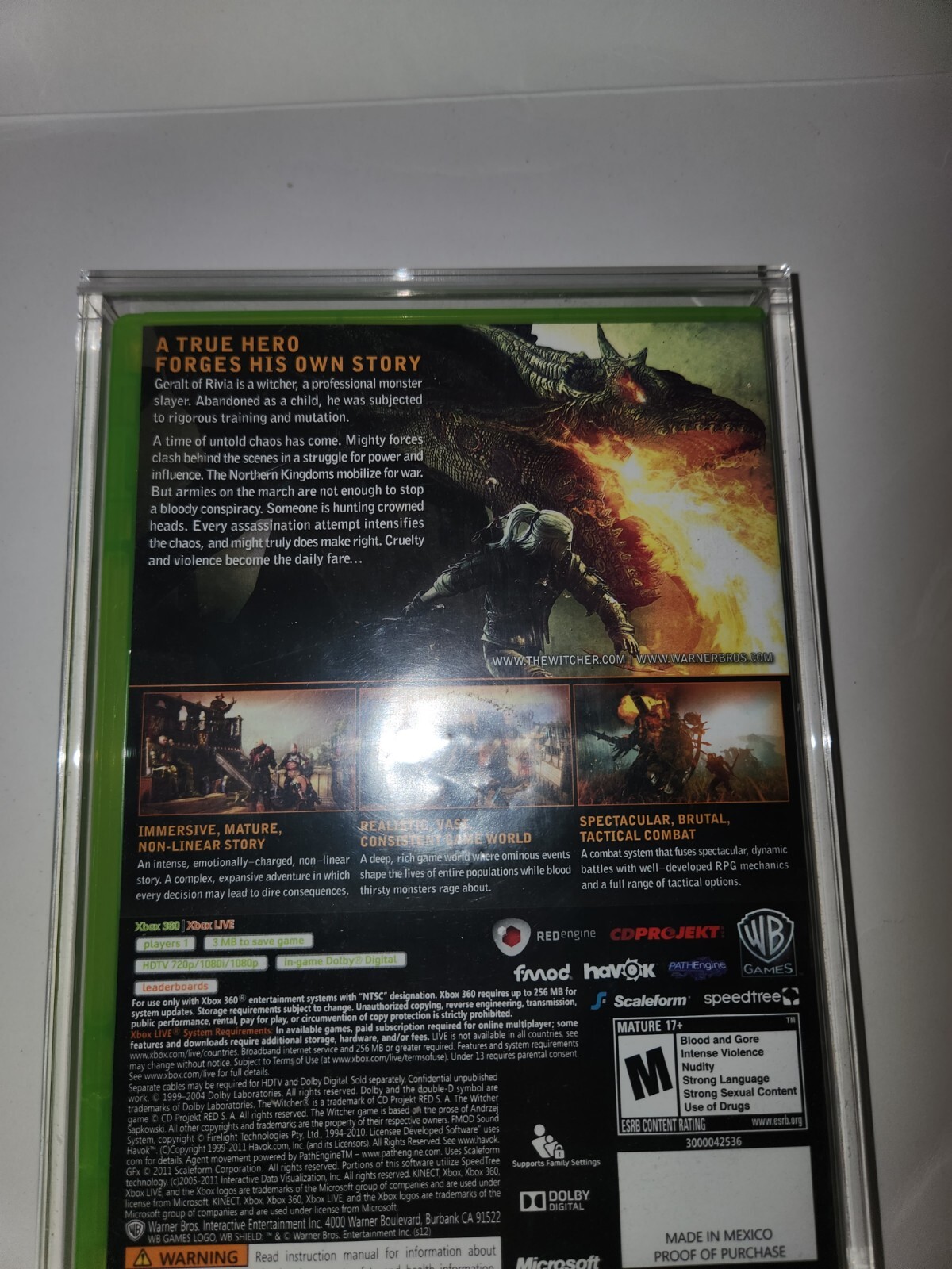 Xbox/Playstation/Gamecube/WII/DVD Acrylic Protector Case (games not Included)