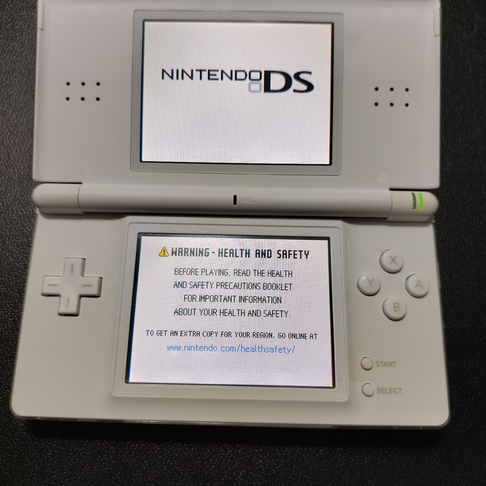 Nintendo DS Lite Polar White CIB Tested & Working USA / Canada Region