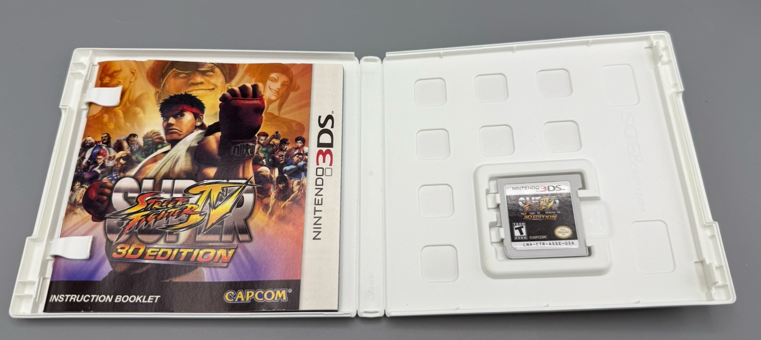Super Street Fighter IV — 3D Edition Nintendo 3DS XL 2DS Game w/Case & Manual