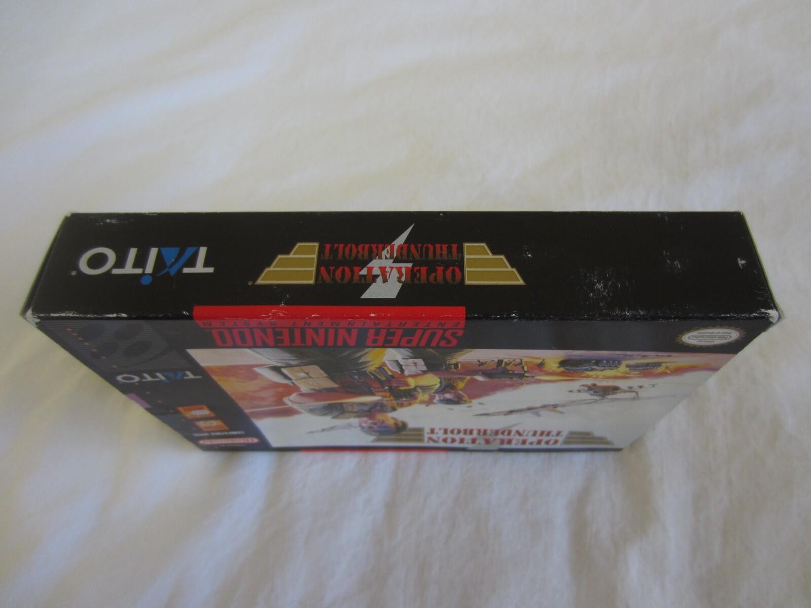 Operation Thunderbolt SNES Super Nintendo CIB 100% Complete Box 1994 Taito RARE