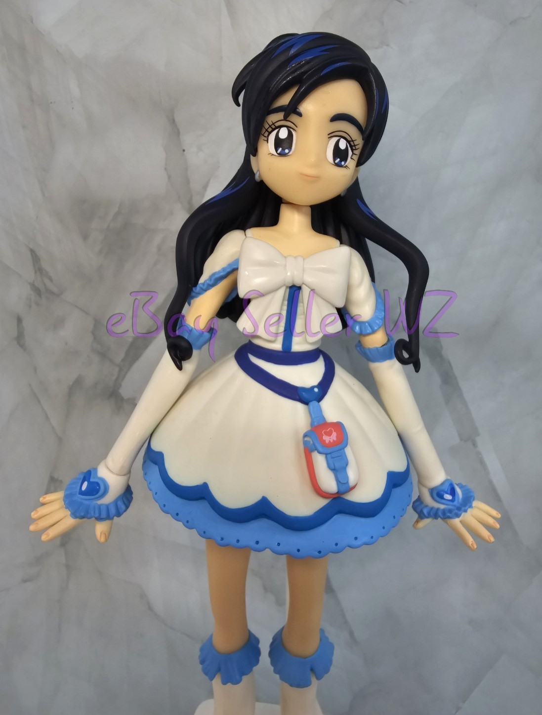 Cure White & Mipple Figure Soft Vinyl Unifive 2004 Pretty Cure Futari wa PreCure