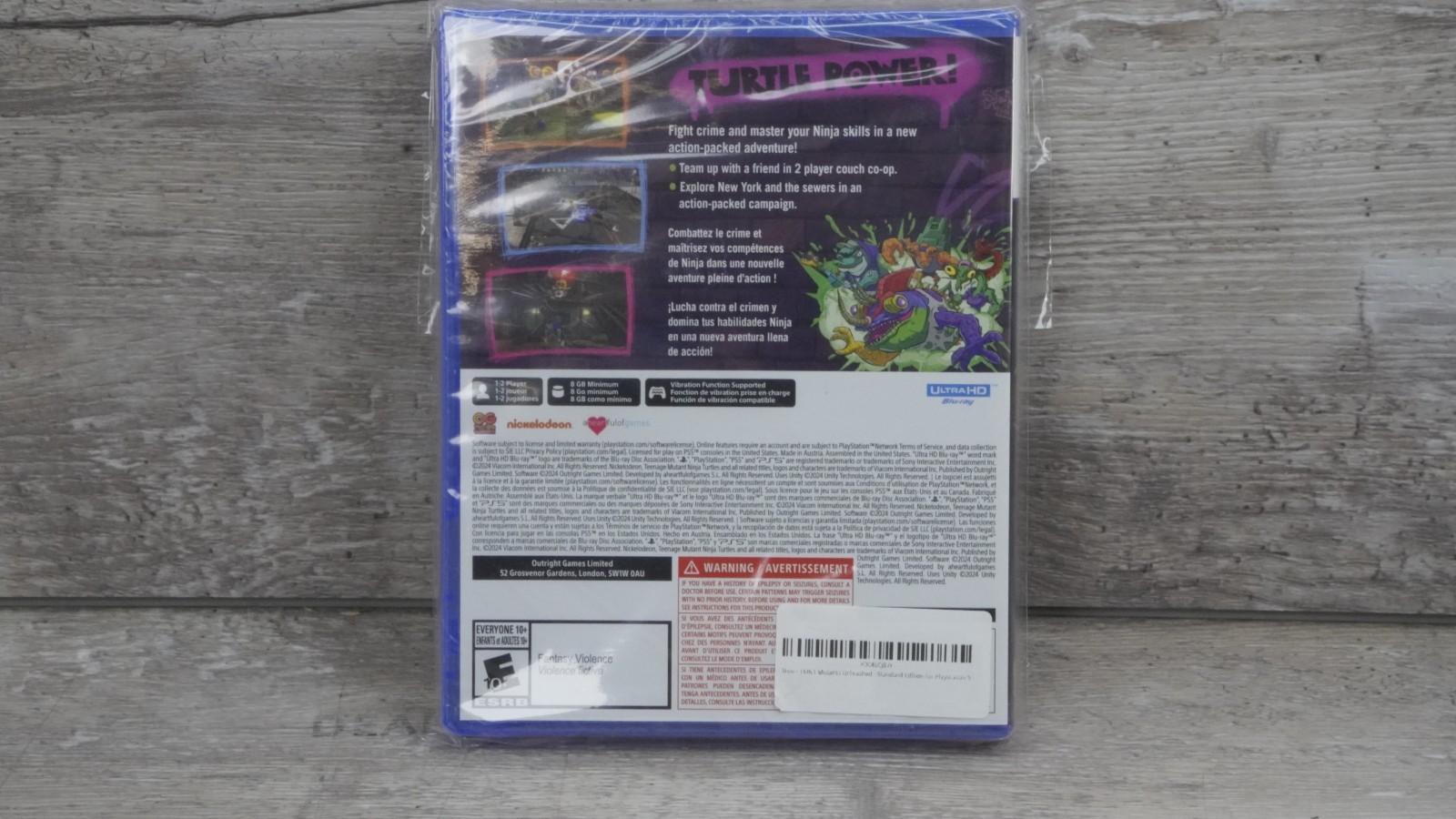 Outright Games Teenage Mutant Ninja Turtles: Mutants Unleashed (PlayStation 5)