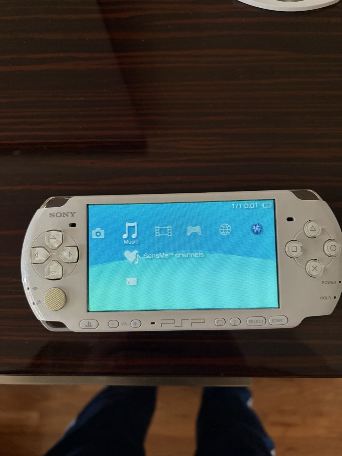 Sony PSP-3000 White Console w/ Battery, AC Adapter, Assassin’s Creed/ nfs
