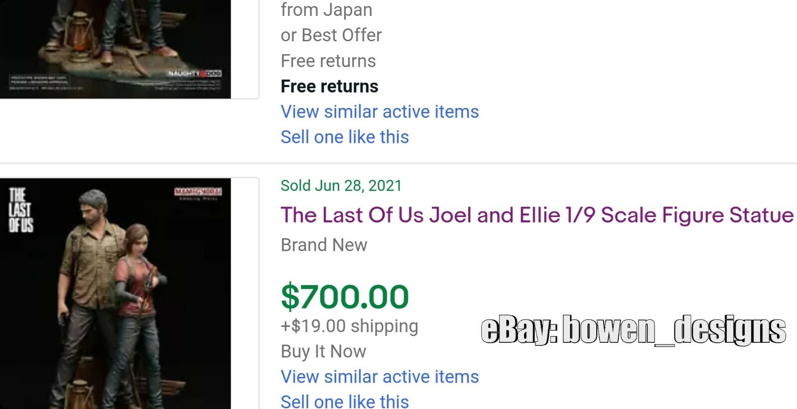 1/9 Mamegyorai The Last of Us Game JOEL ELLIE Figure Statue Set Naughty Dog PS3