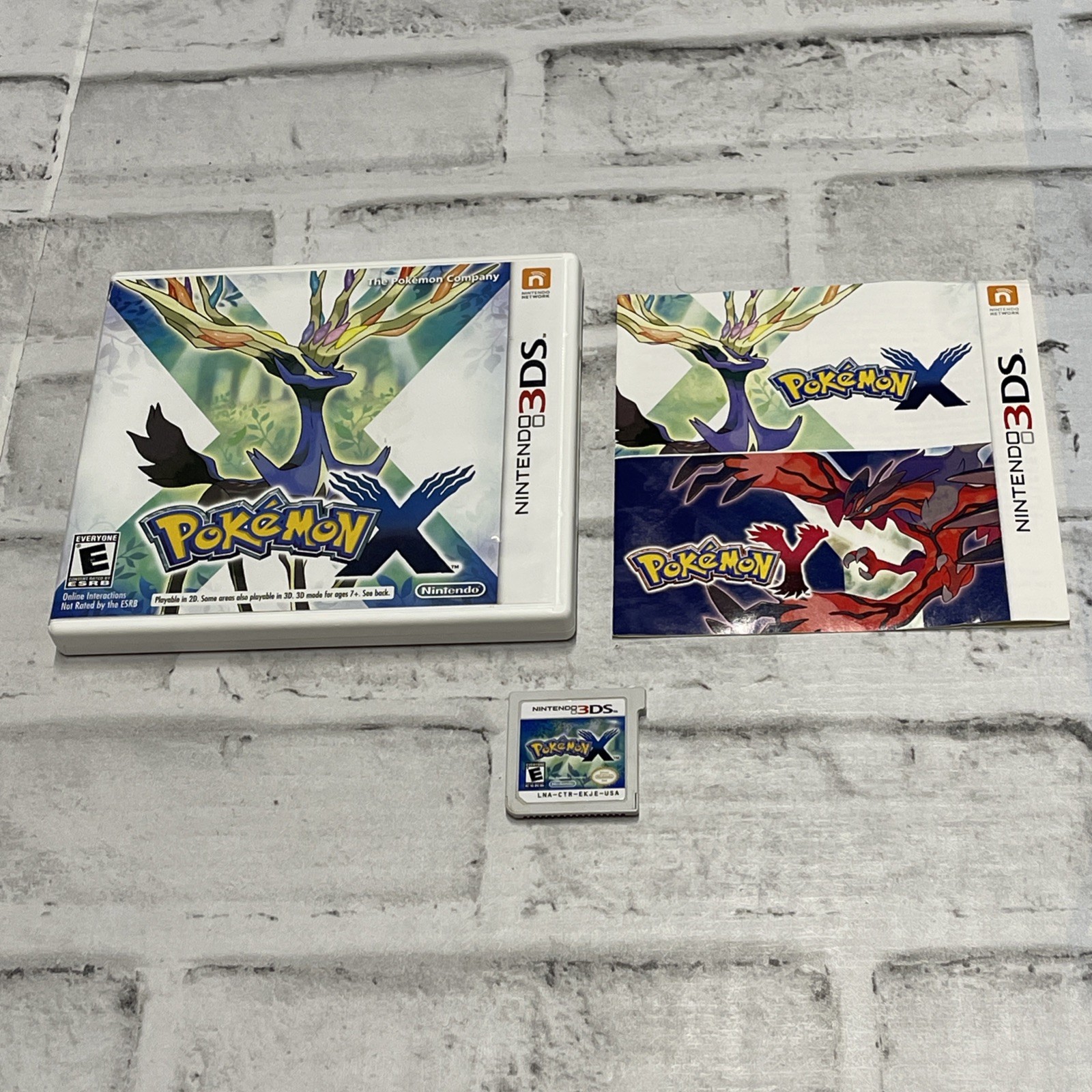 Pokemon X (Nintendo 3DS, 2013) Complete CIB Pokémon Video Game TESTED Works VGC