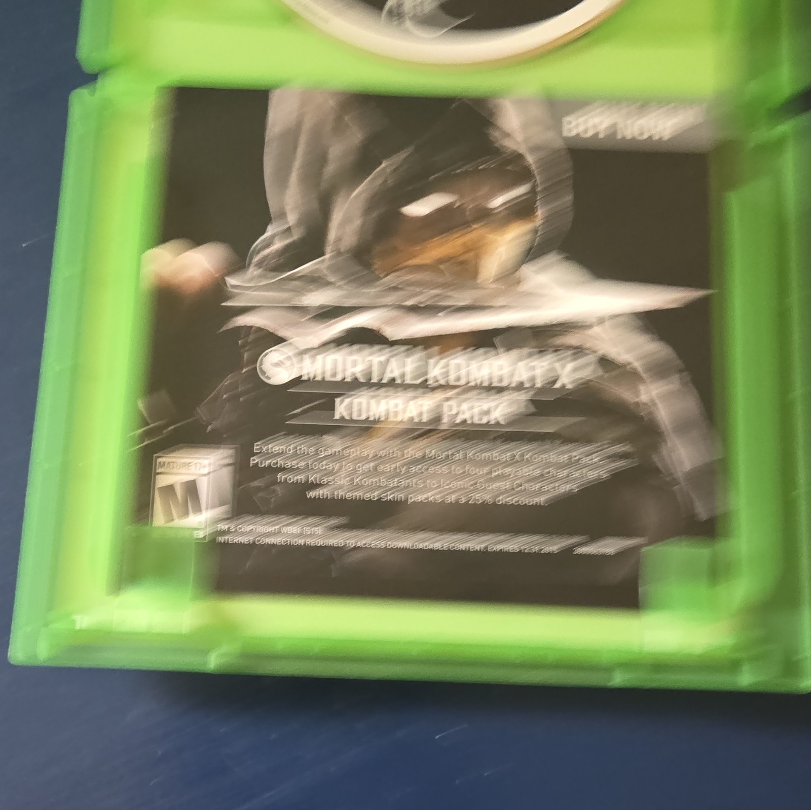 Warner Bros. Mortal Kombat X Xbox One Mortal Kombat Fighting M 2015 Multiplayer