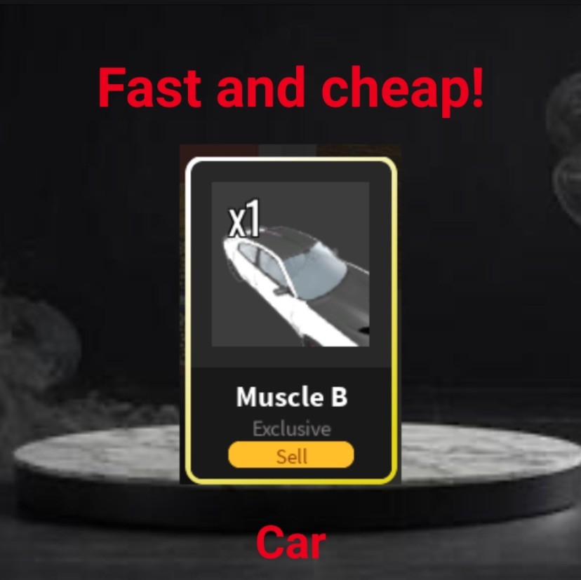 Muscle B Car| Da hood | Cheap and Fast Delivery 🔥
