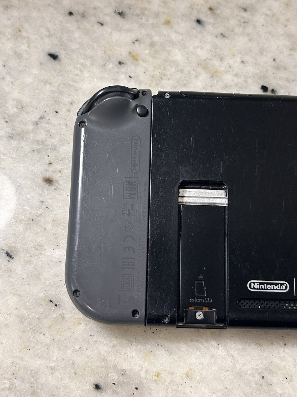 Nintendo Switch HAC-001 Gray Console w/ OEM Charger Tested Working