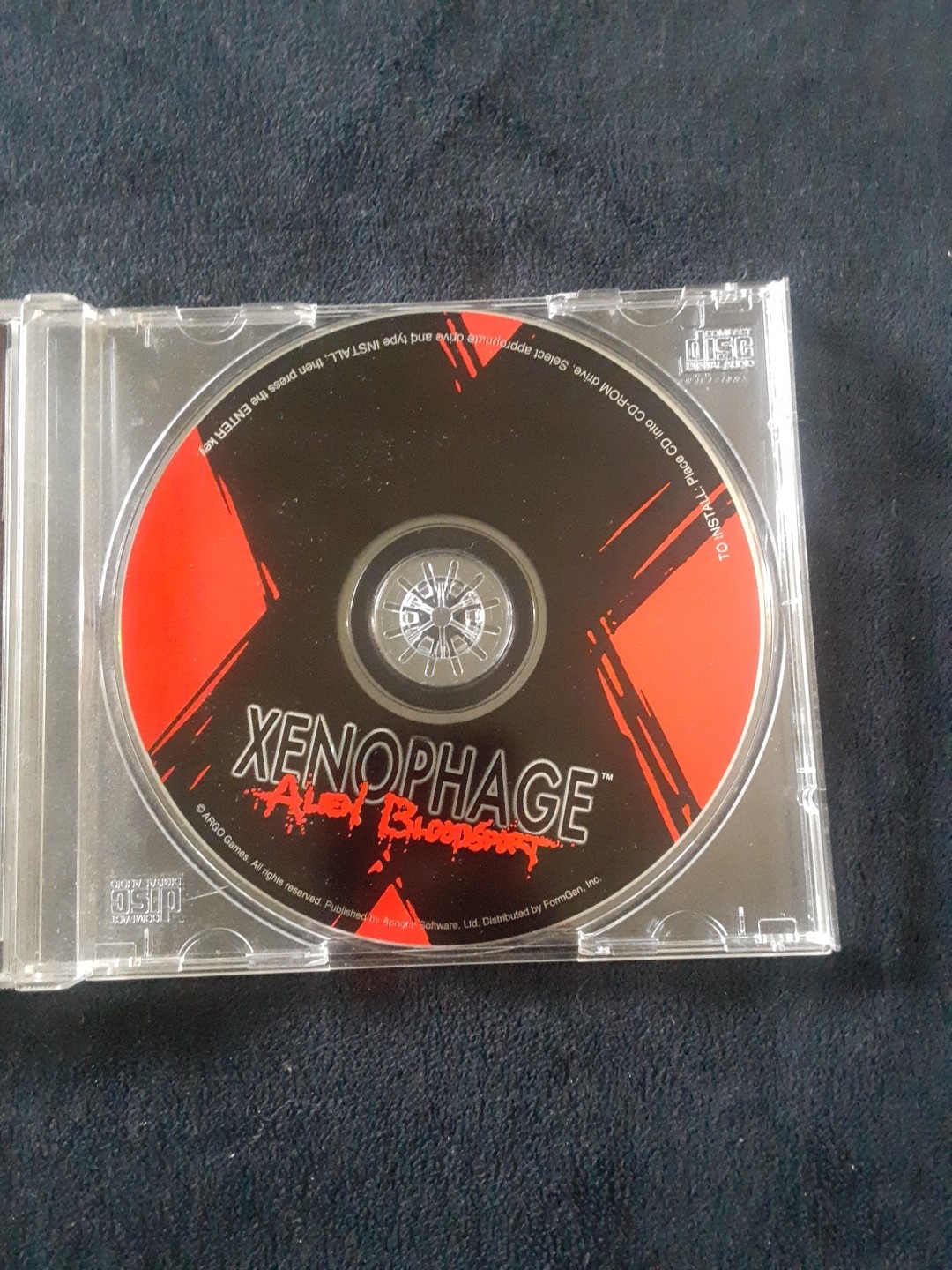 Xenophage – Alien Bloodsport PC CD- ROM Argo Games Apogee Retro 1995