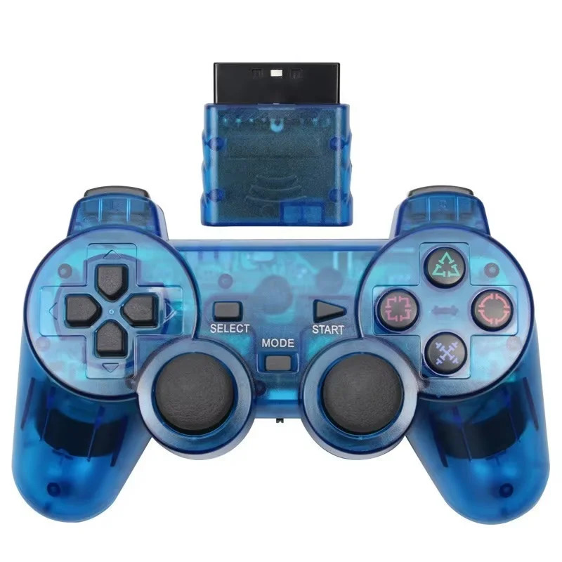 Wireless PS2 PS1 Gamepad Controller Dual Vibration USB PC Compatible Joystick