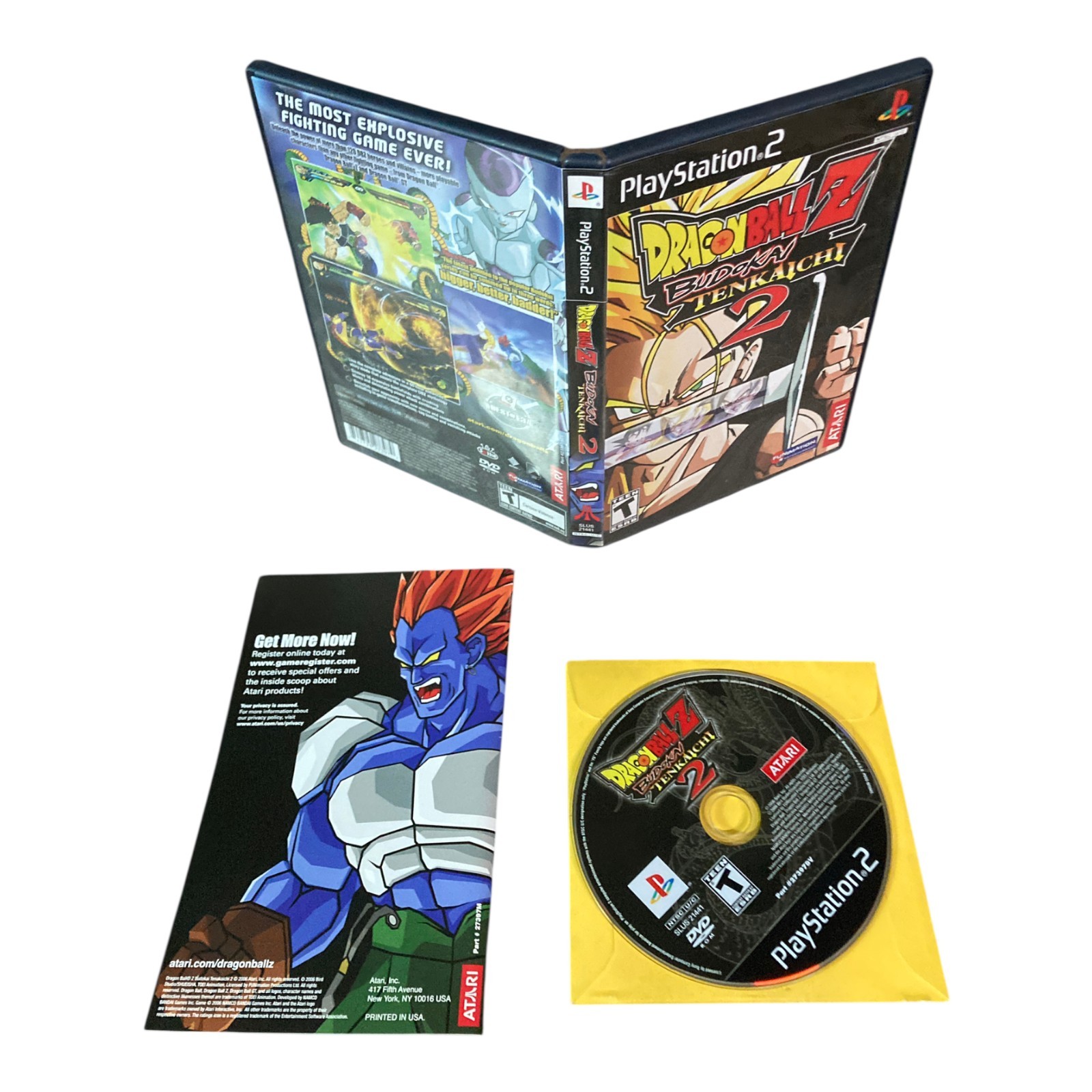 Sony PlayStation 2 PS2 CIB COMPLETE Dragon Ball Z: Budokai Tenkaichi 2 2006 BL