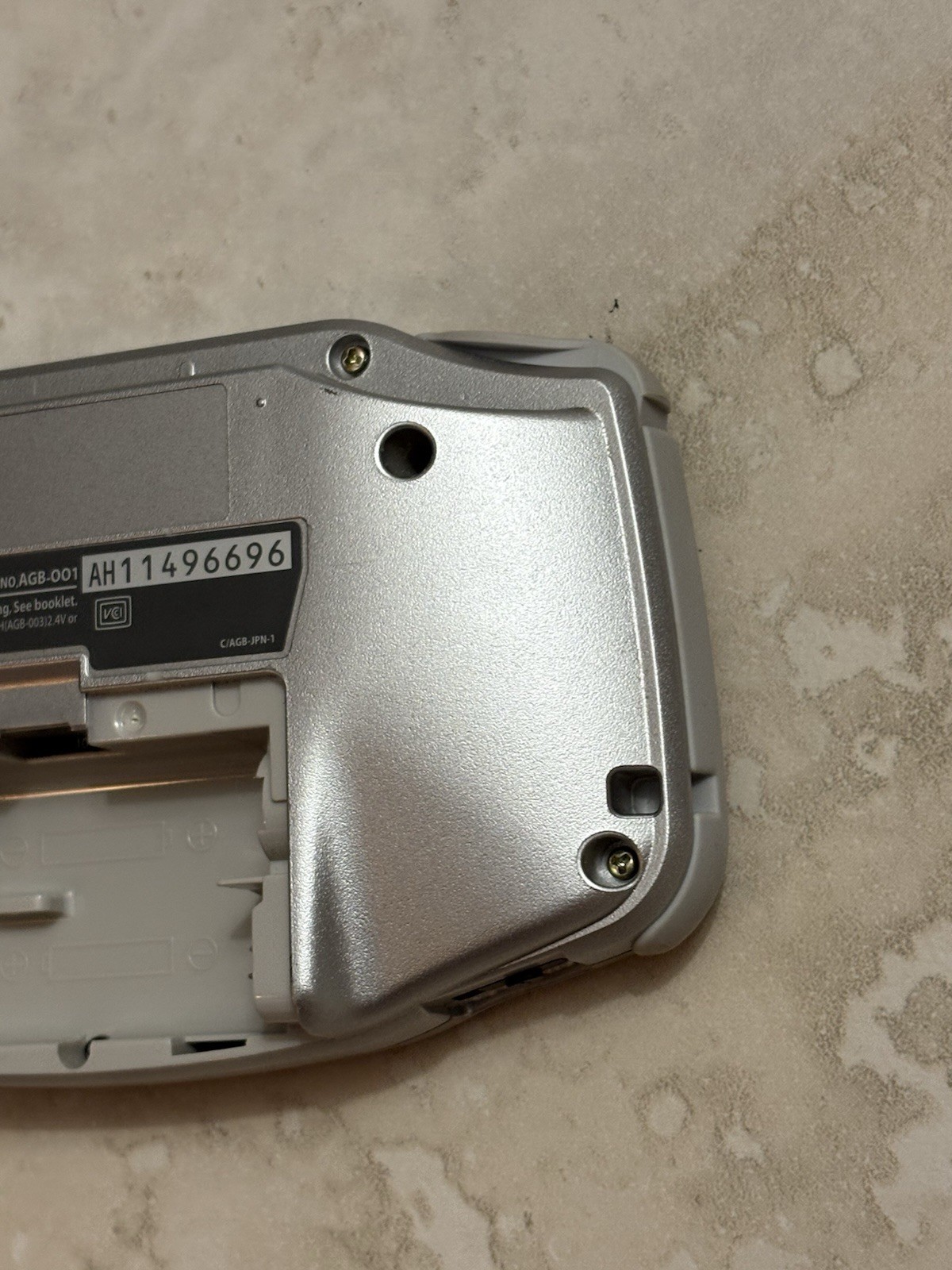 Nintendo Game Boy Advance GBA Console AGB-001 – Silver – GOOD – OEM